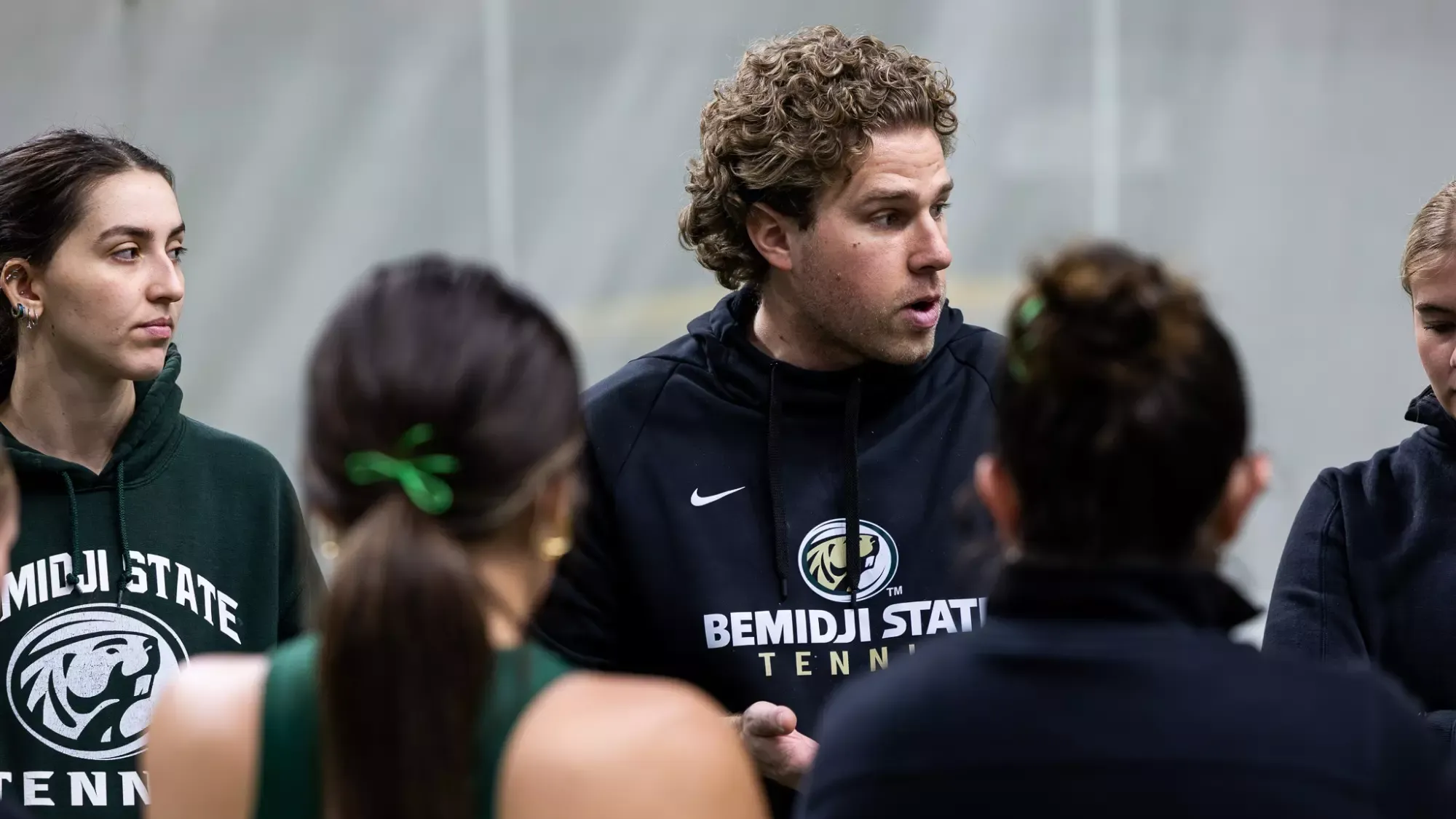 Kyle Fodness - Tennis - Bemidji State vs. MSU Moorhead - Gillett Wellness Center - Bemidji, MN - Saturday, March 21, 2026 | Brent Cizek