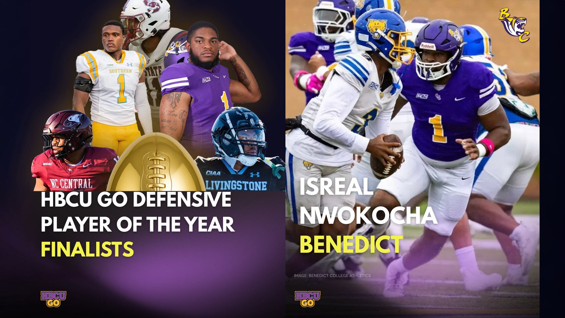 Nwokocha HBCU DPOY Finalist