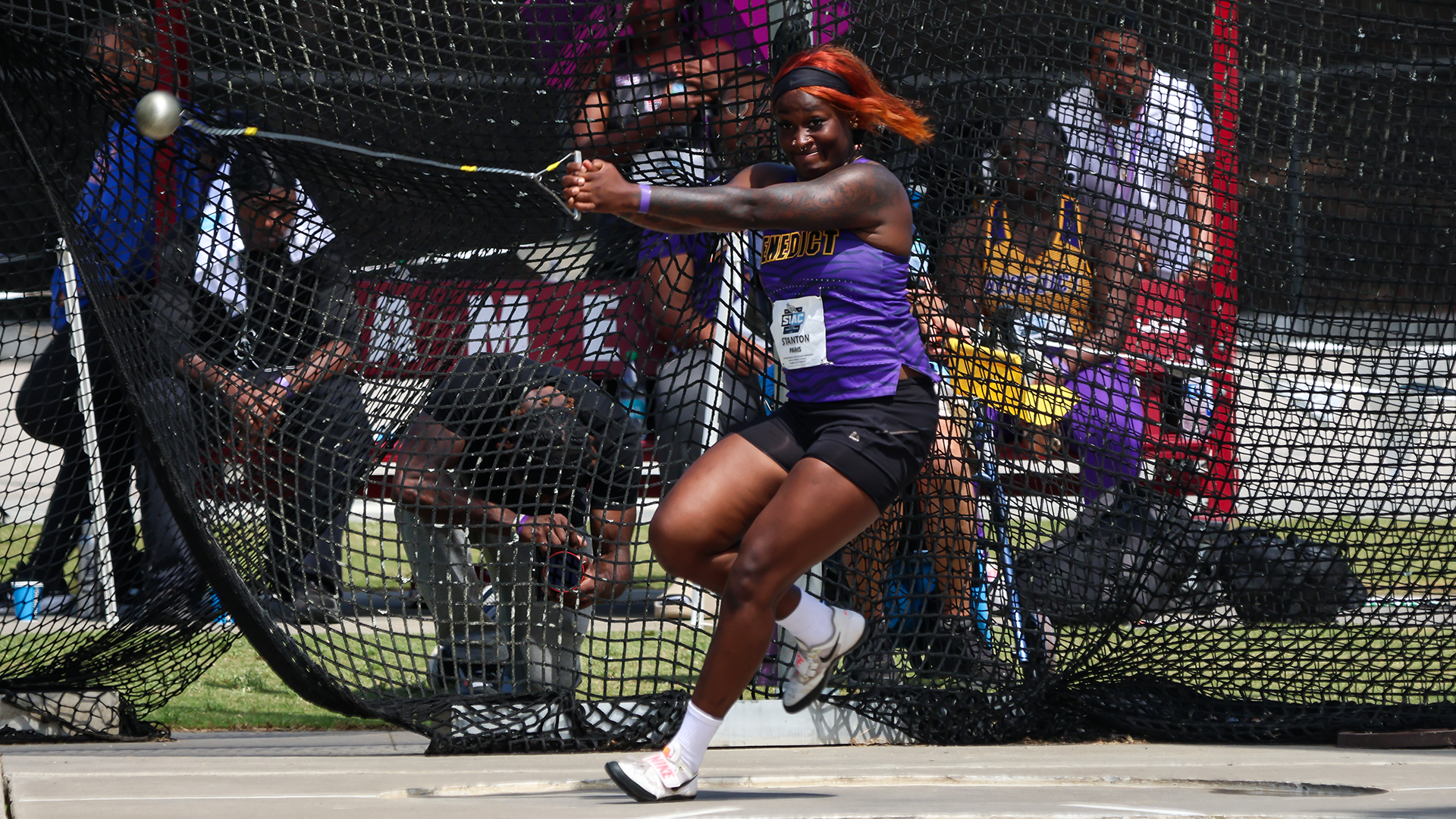 Paris Stanton Hammer Throw 2025 SIAC Champ