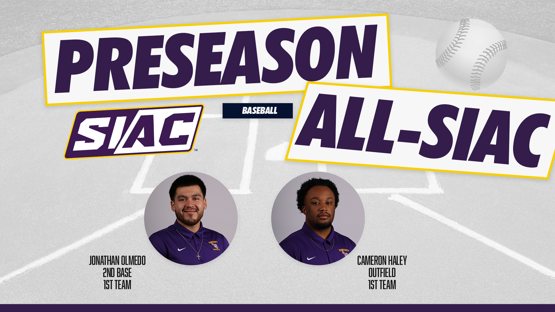 Preseason SIAC Baseball 2026