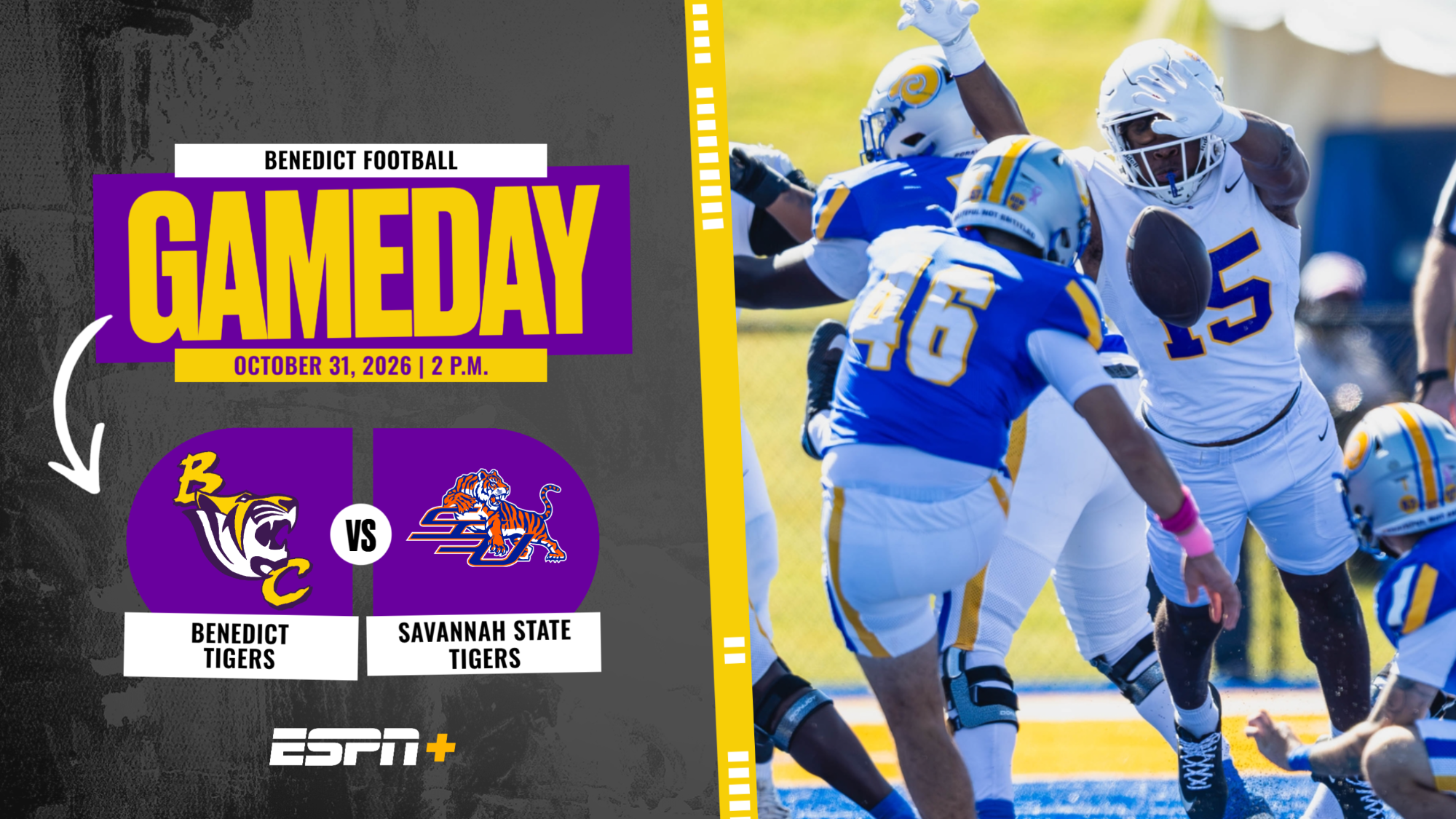 Gameday vs. SSU 10-31-26