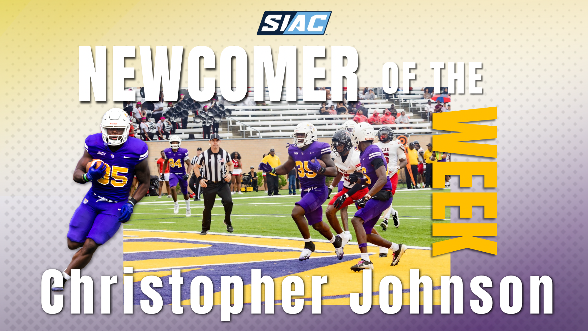 Christopher Johnson SIAC Newcomer Of The Week