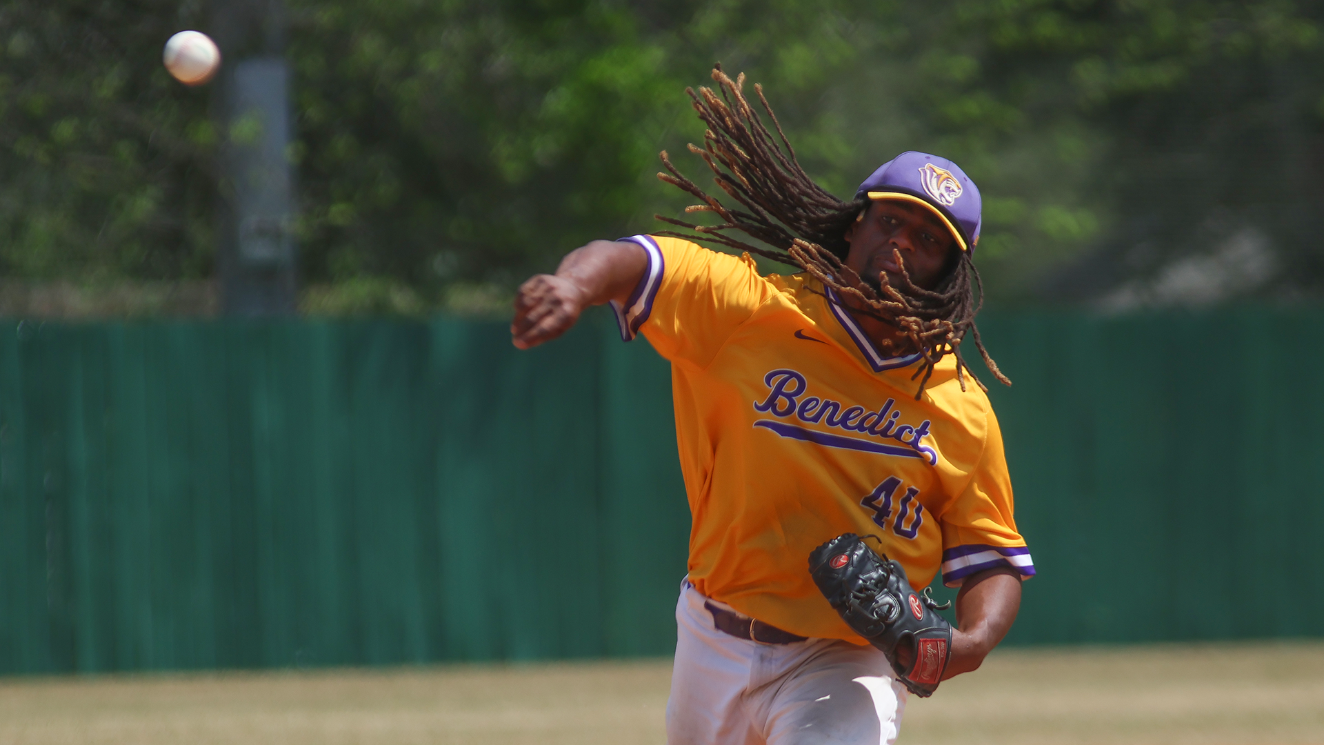 Wooten pitching vs. Tuskegee