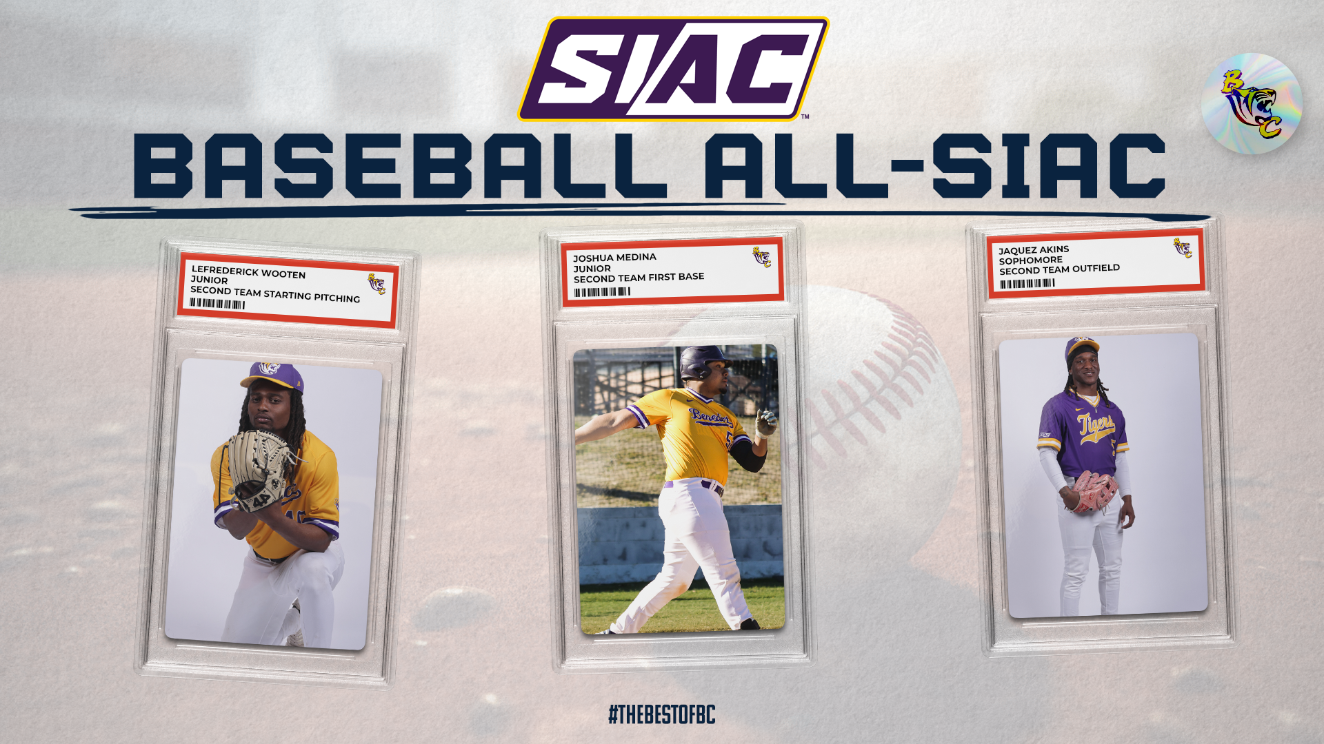 Baseball All-SIAC 2026
