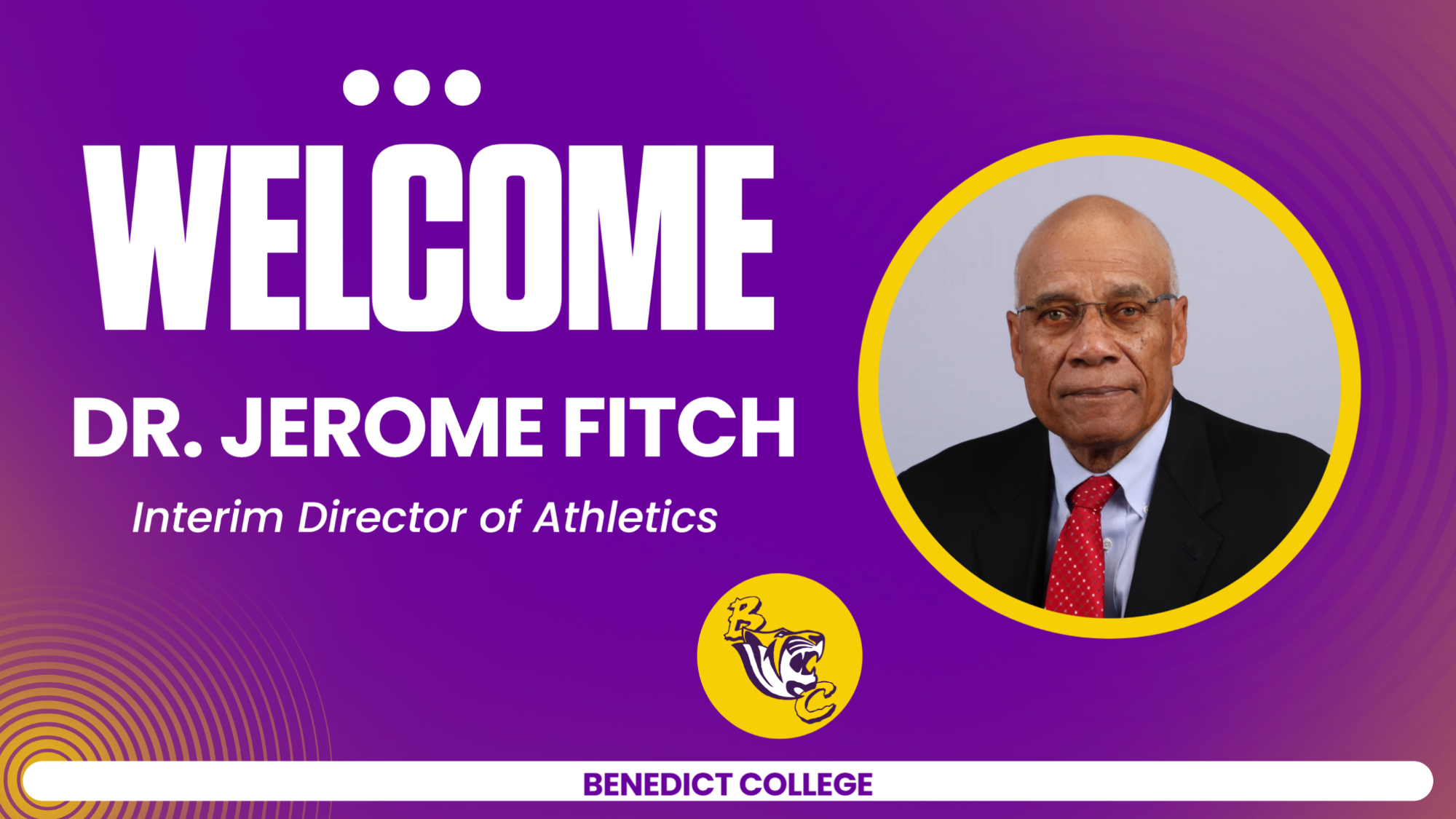 Welcome Dr. Fitch
