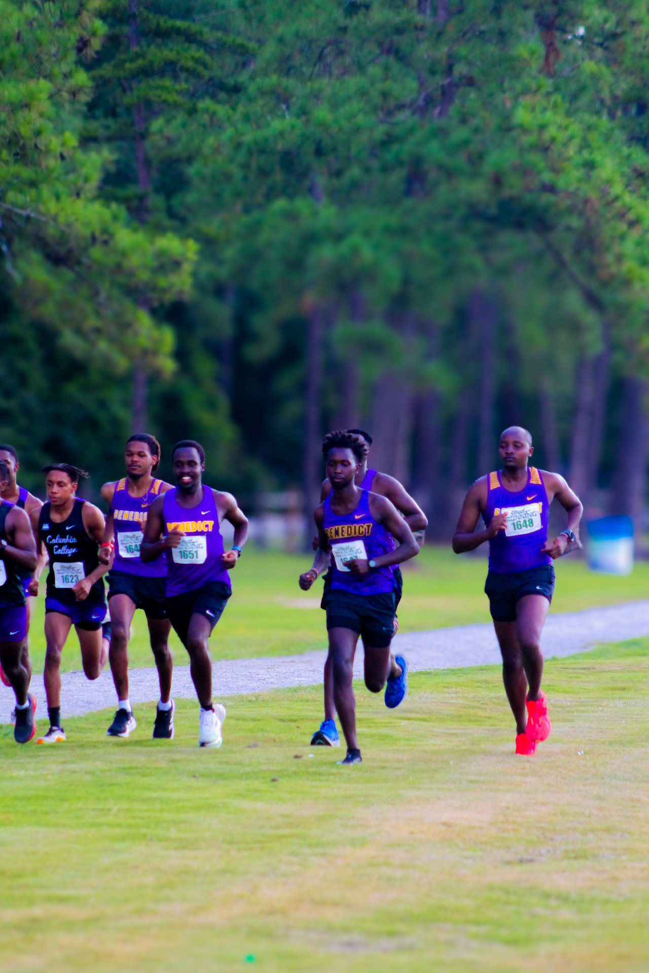 Benedict Cross Country at Yellow Jacket Invitational. Sept. 4, 2026. Photos by Trenton Goodwin.