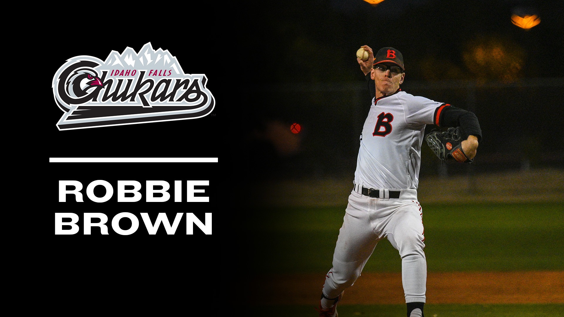 Brown Signs with Idaho Falls Chukars Benedictine University Mesa