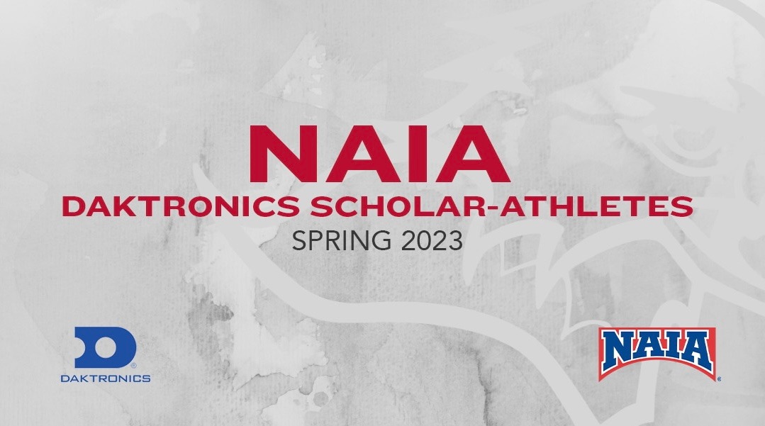 NAIA Daktronics Scholar Athletes - Spring 2023