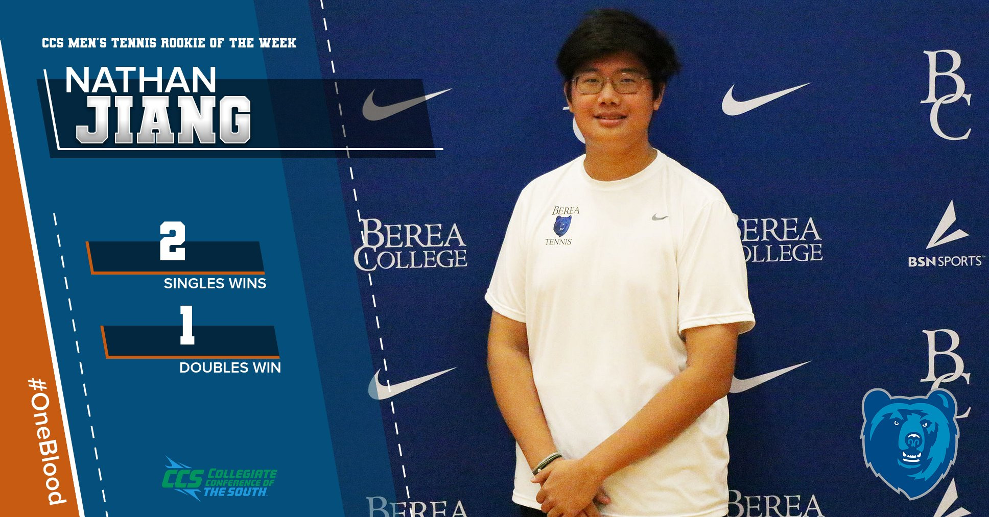 Nathan Jiang Rookie of the Week