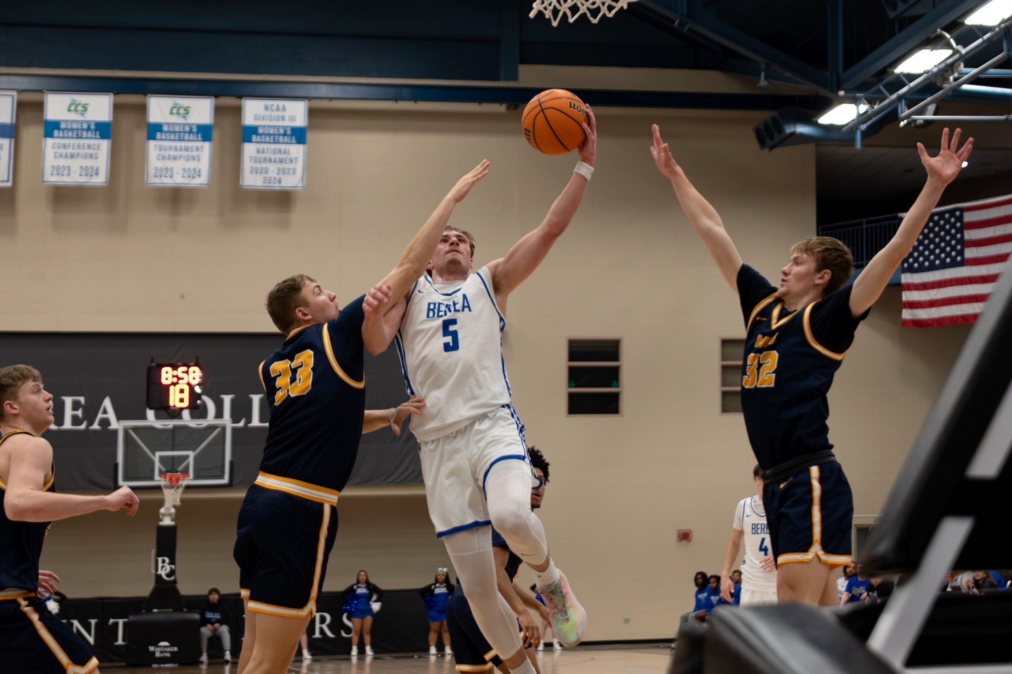 bryce goes for layup 