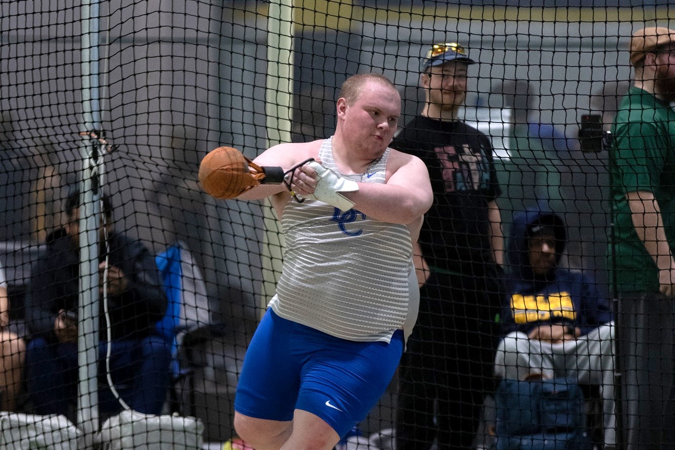 Josh and the weight throw