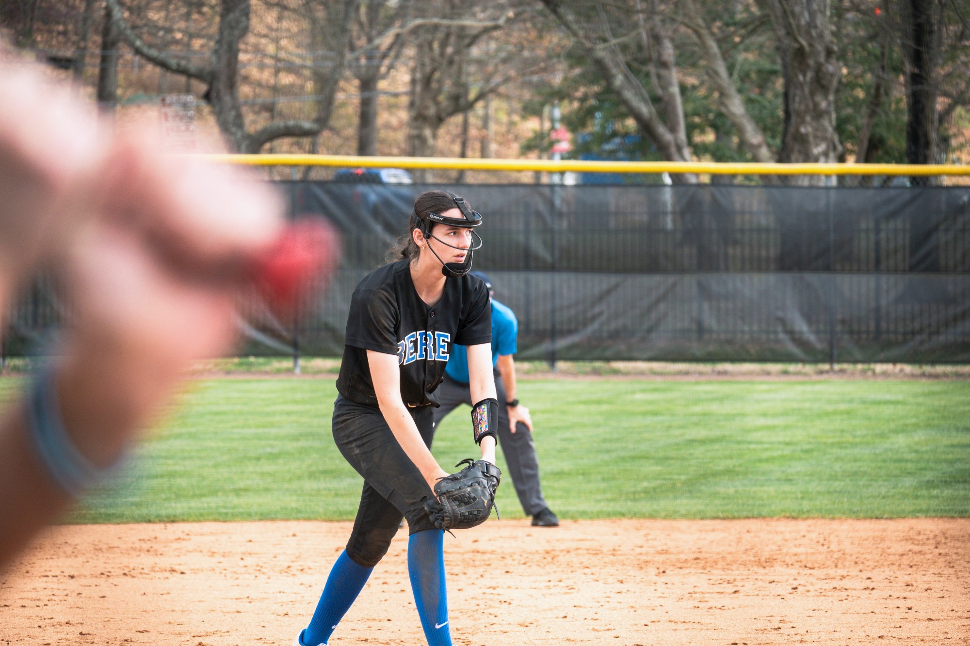 Candice Williams on the mound