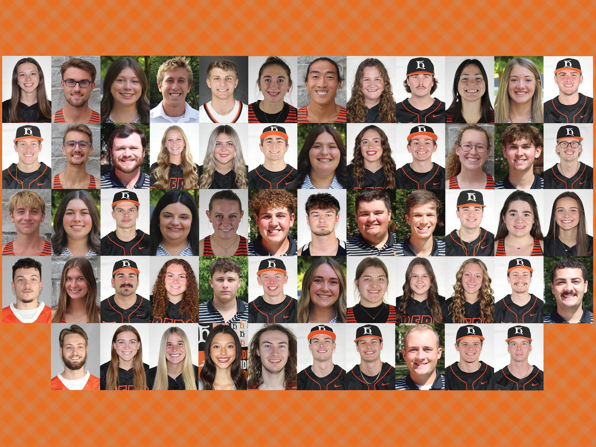 Headshots of Academic All-OAC recipients