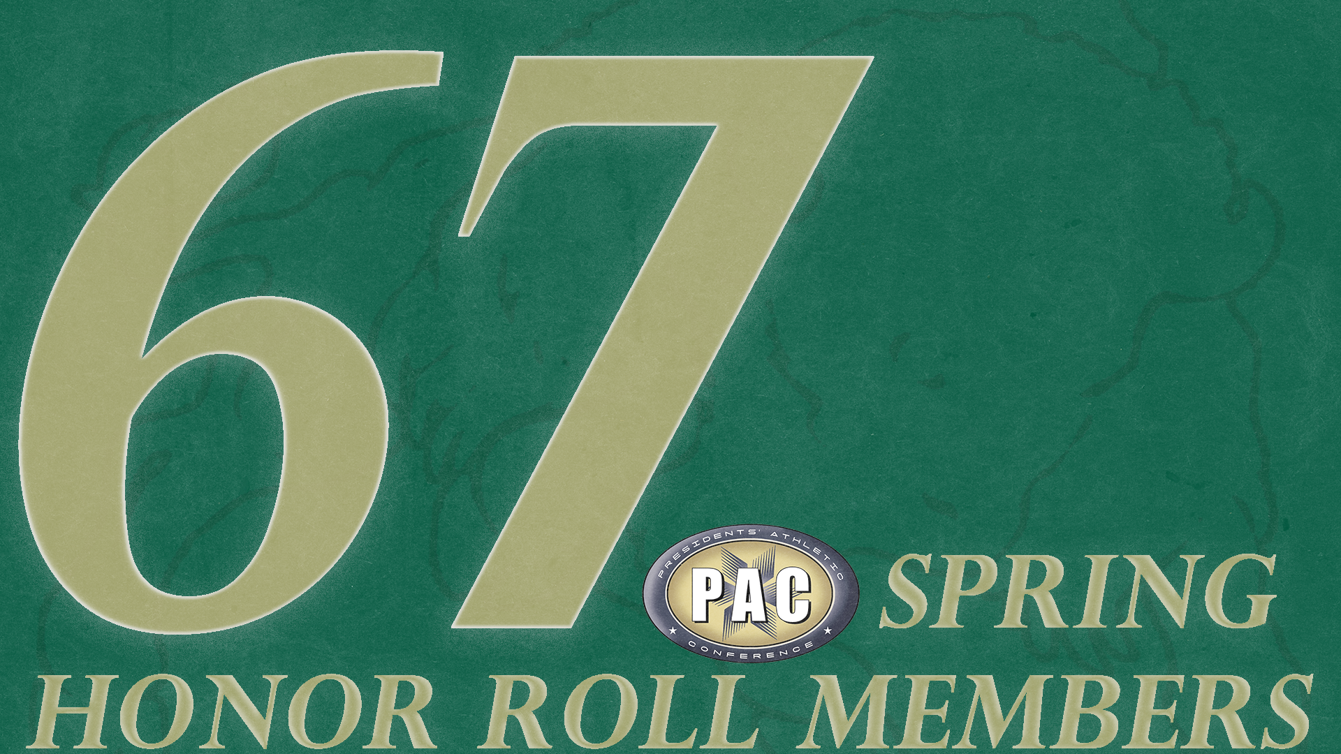 67 Bison Elected to the PAC Academic Honor Roll