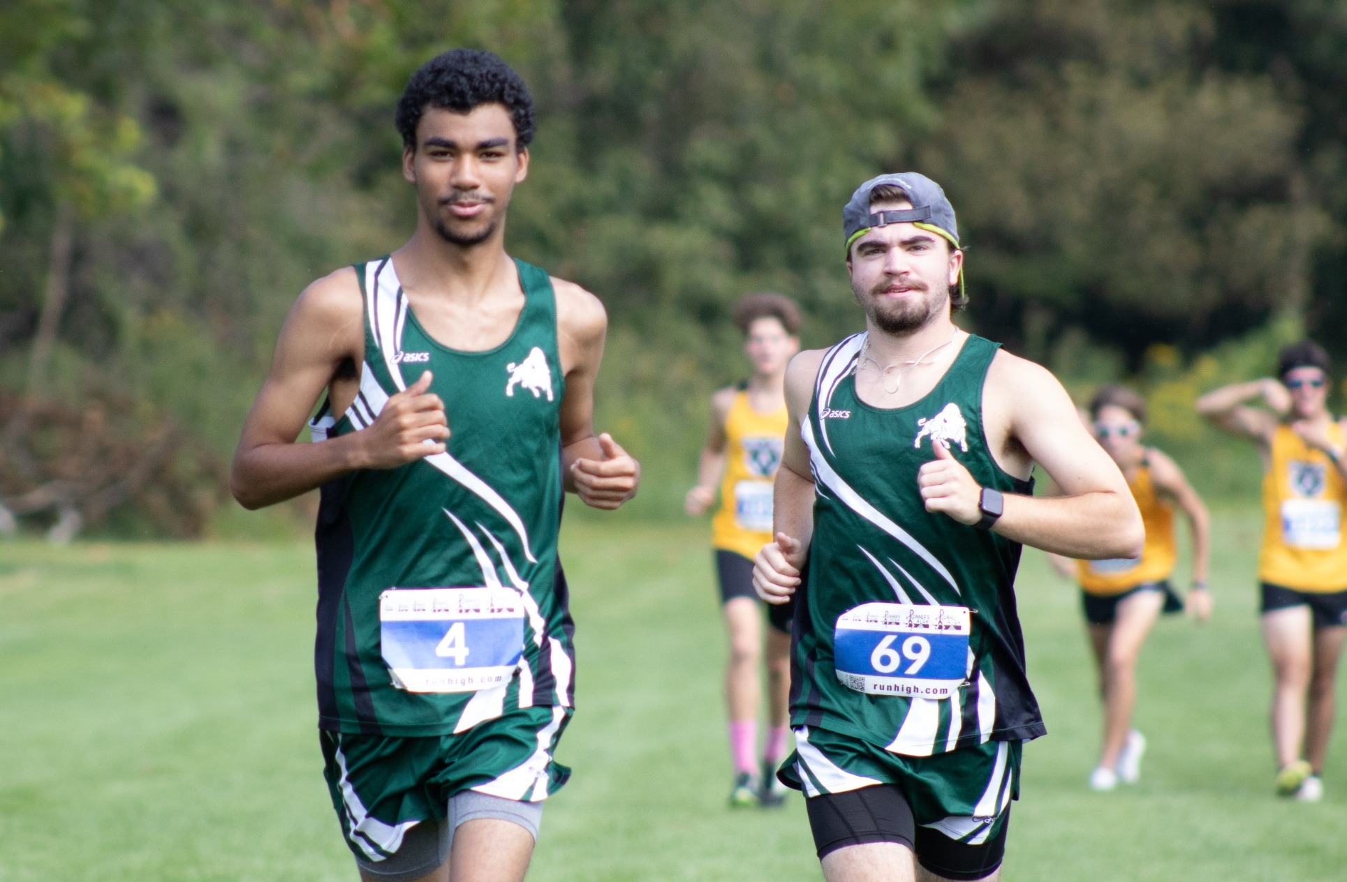 Men's Cross Country running at their own invite