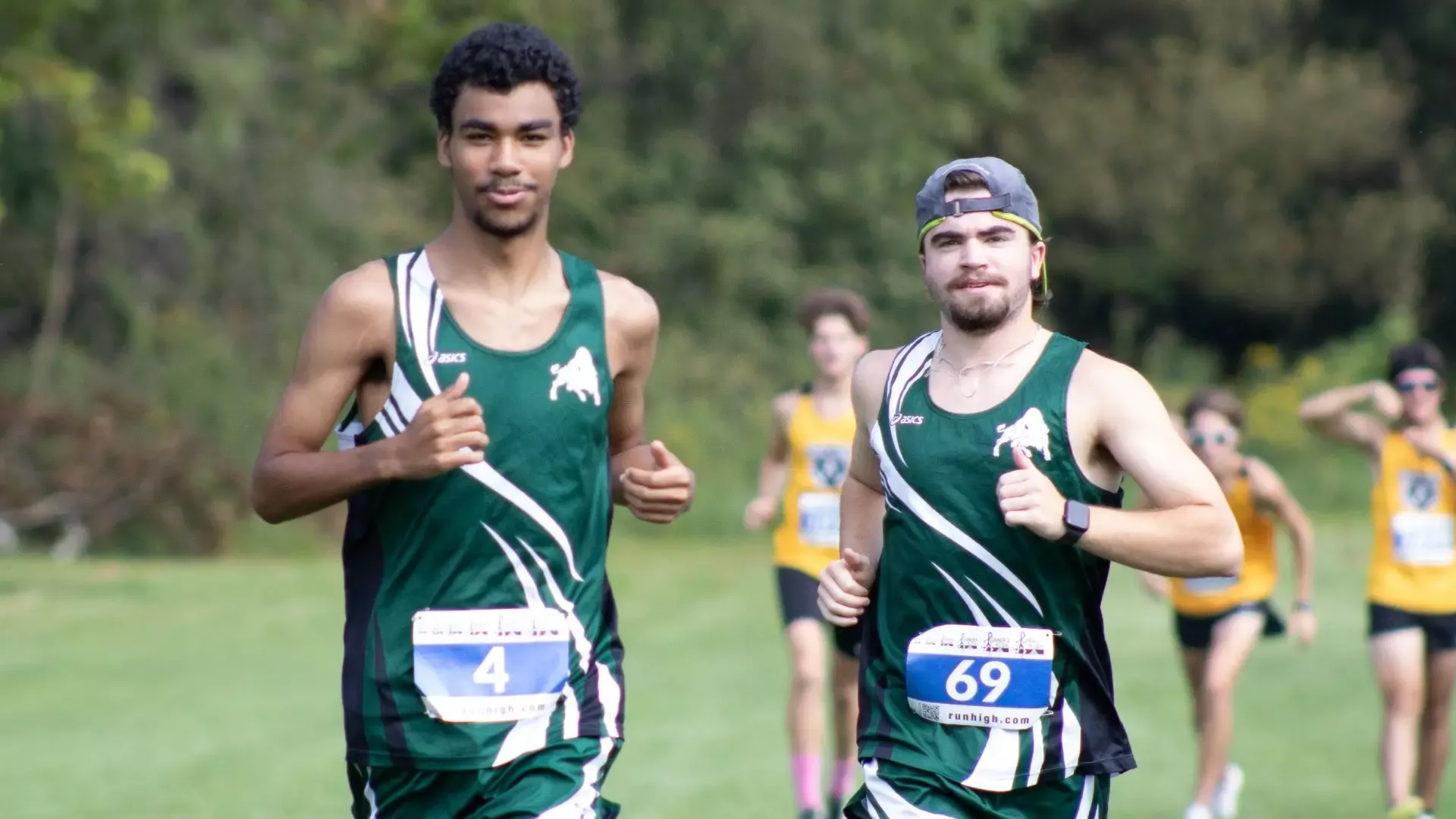 Men's Cross Country running at their own invite