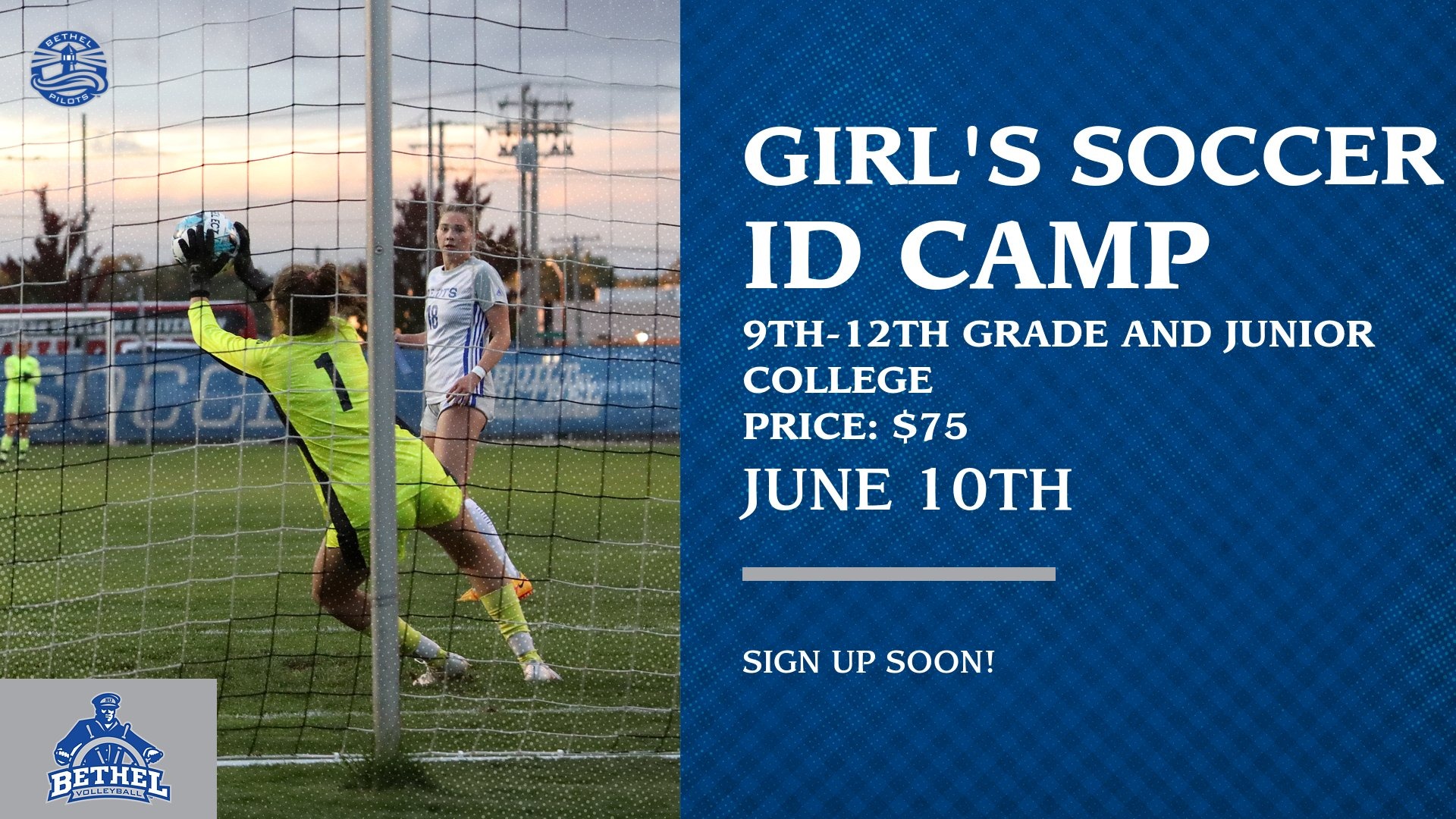 Women's Soccer to host ID Camp on June 10th Bethel University (Ind)