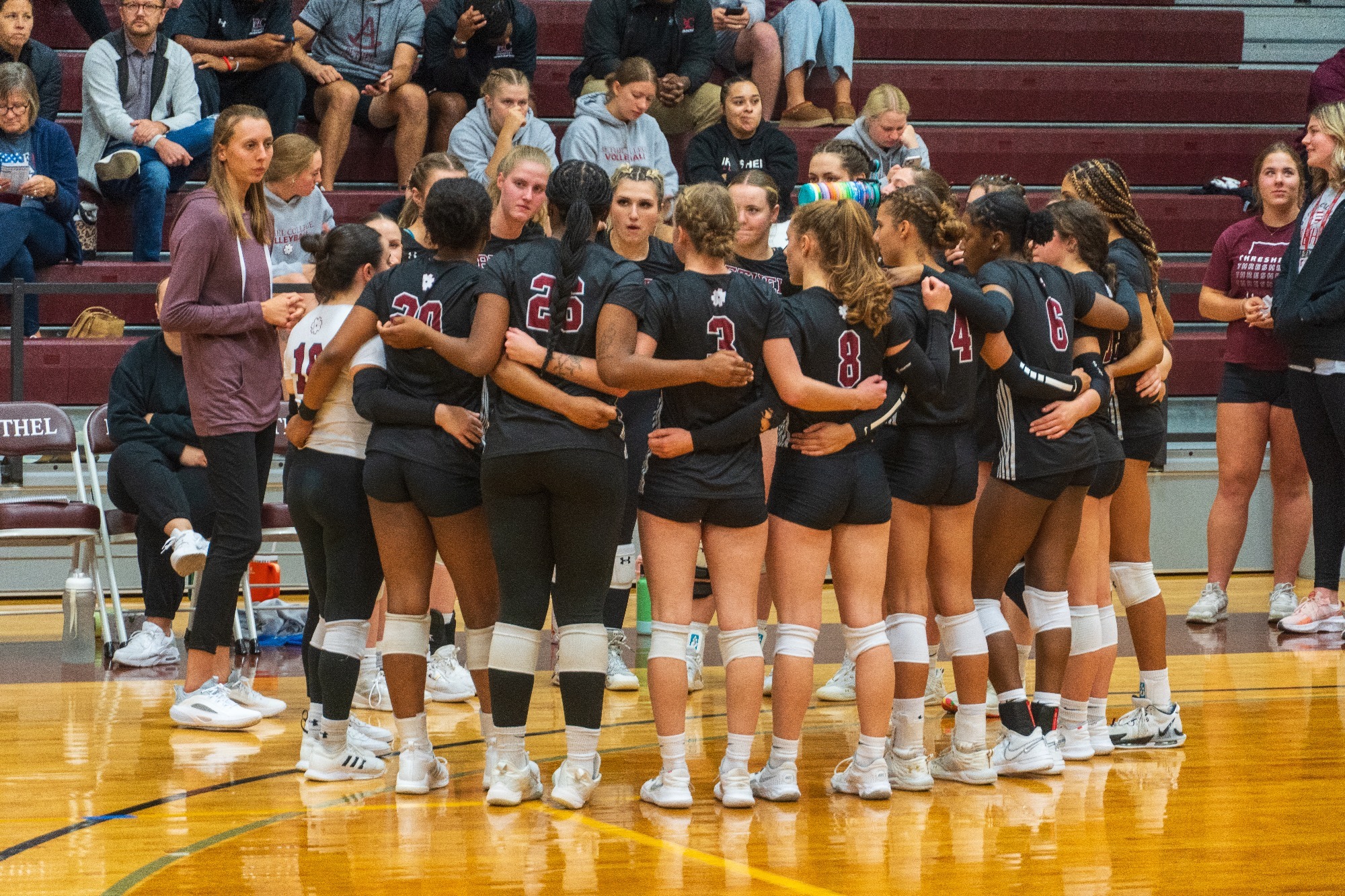 Volleyball upsets 23 Ottawa in five set Thriller Bethel College (KS)