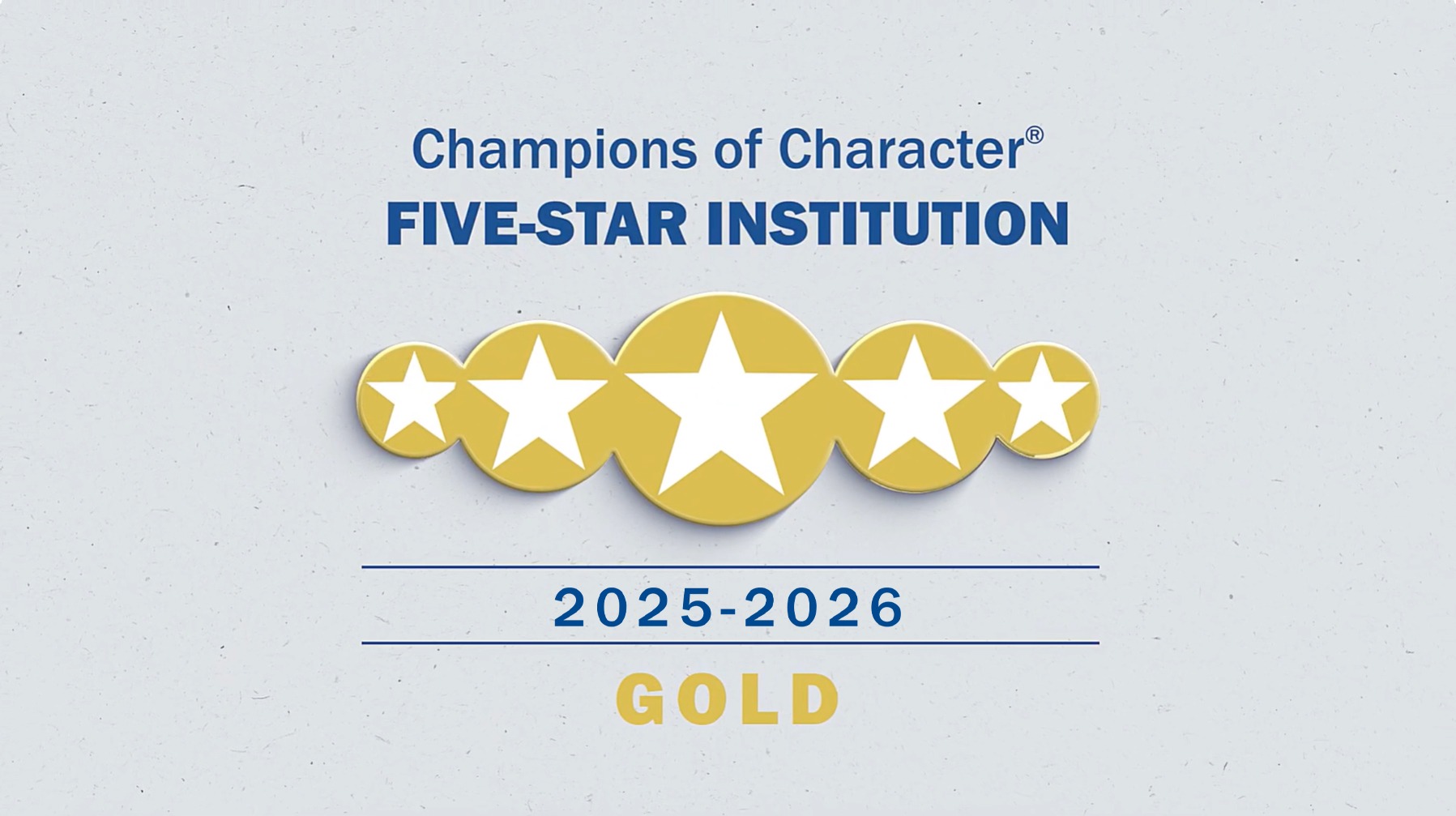 Five Star Champion of Character