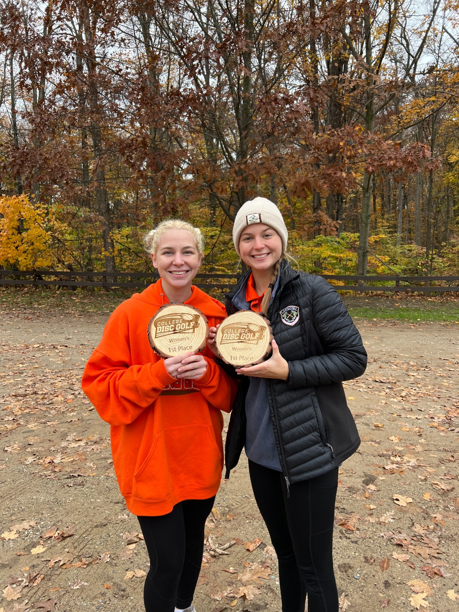 Disc Golf 1st place finish