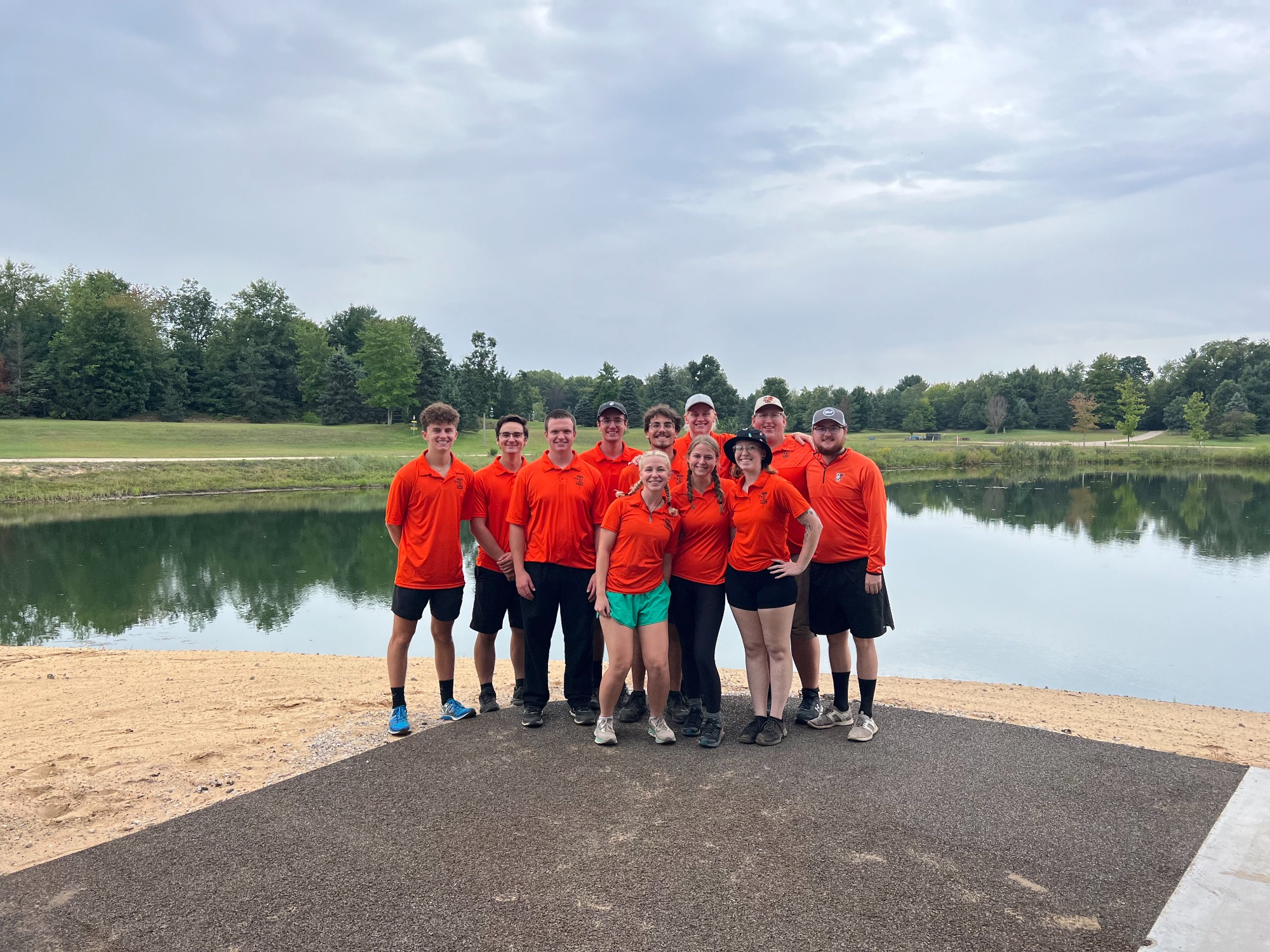 Disc Golf Team Photo Great Lakes Conference Opener