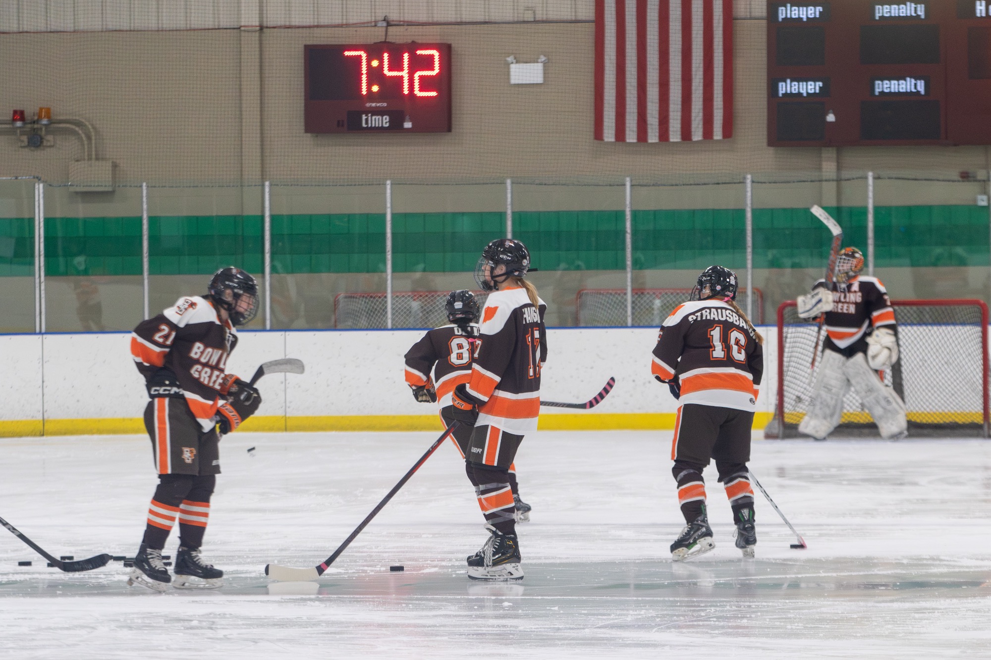 Hockey Players Standing