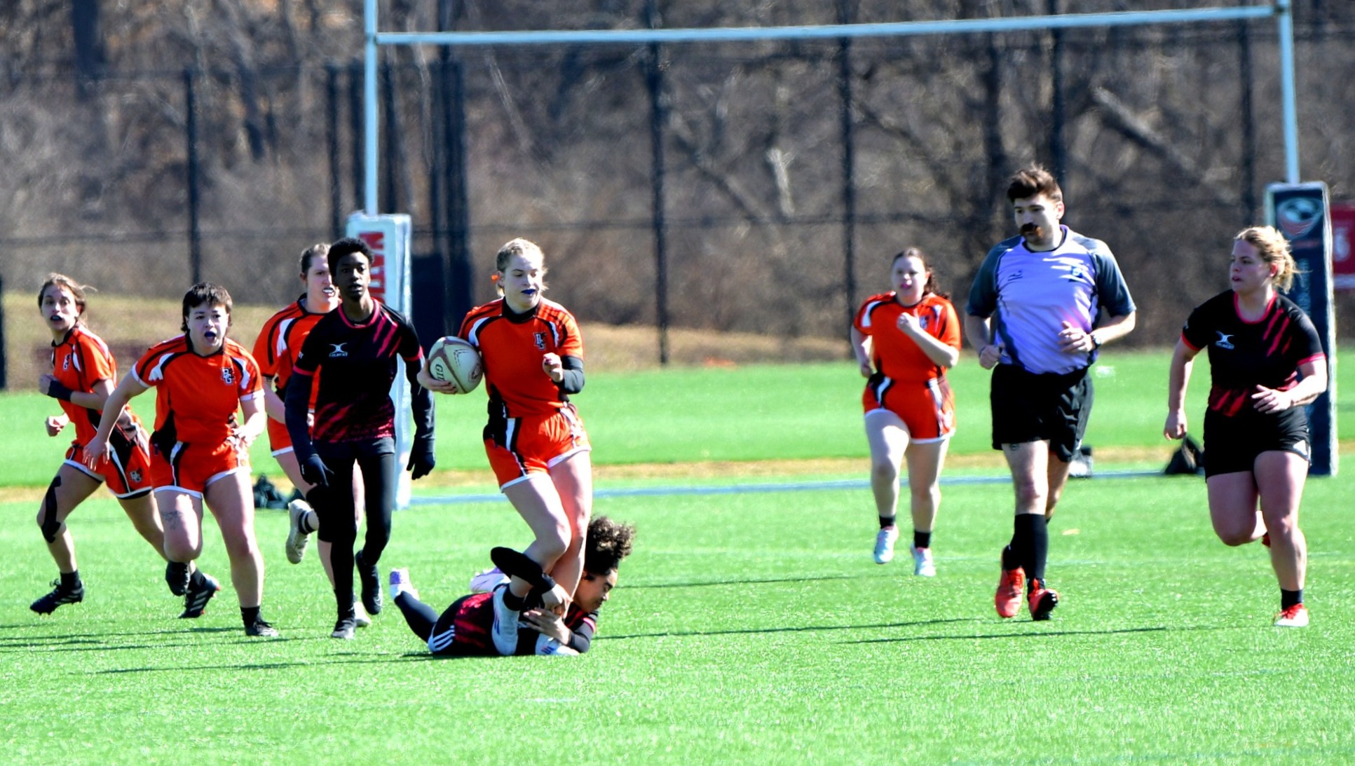 Women's Rugby Action Shot 7's Tournament