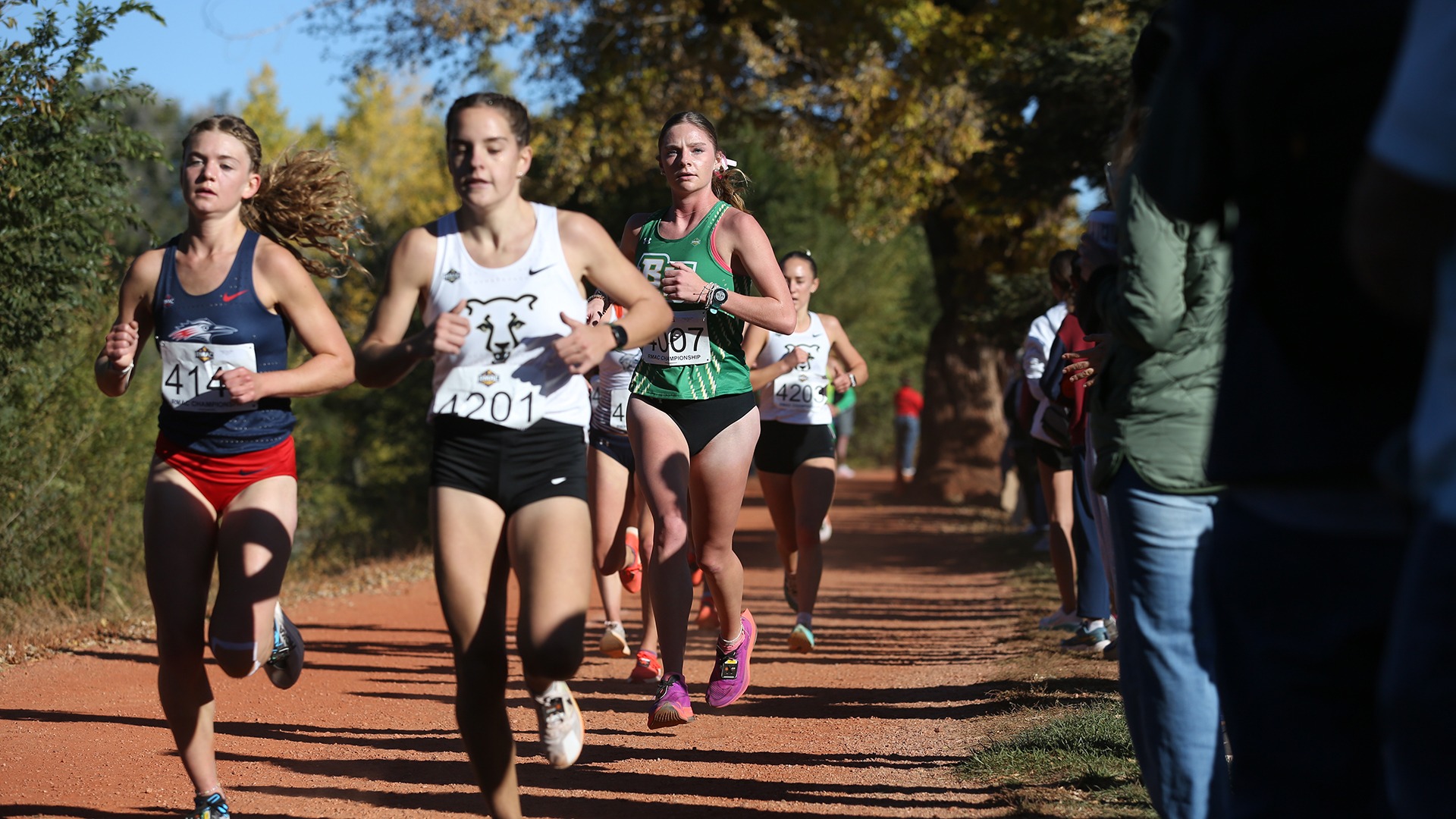 Evie Boyd at the 2025 RMAC Cross Country Championships