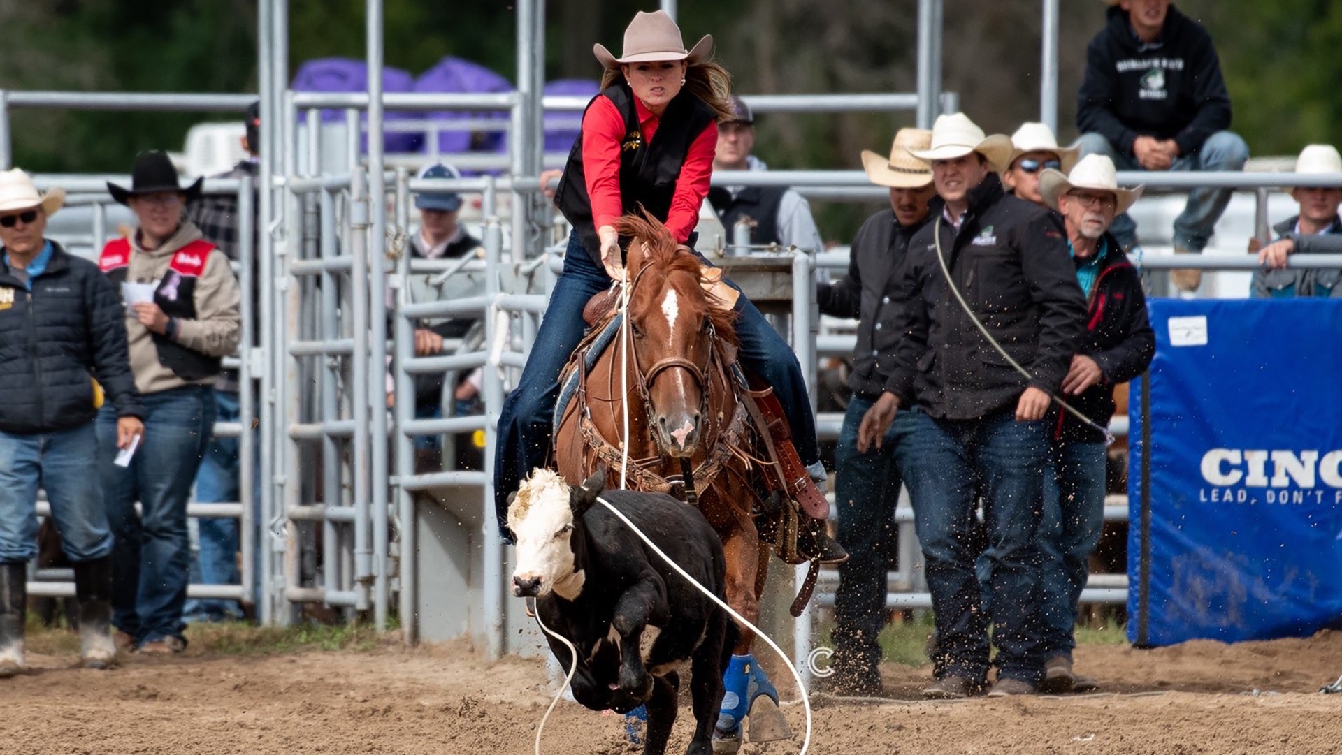 Molly Gilbert at the 2025 Mystic Stampede