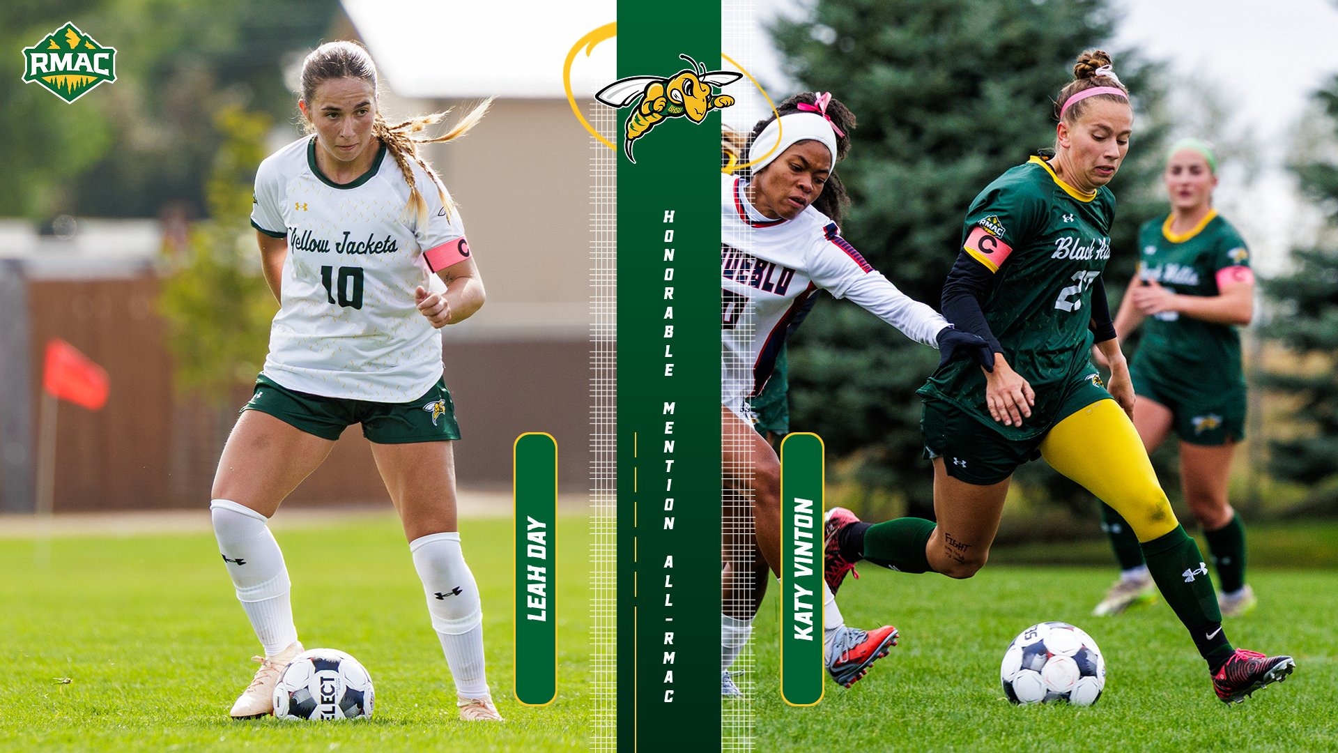 Leah Day and Katy Vinton Honorable Mention All-RMAC