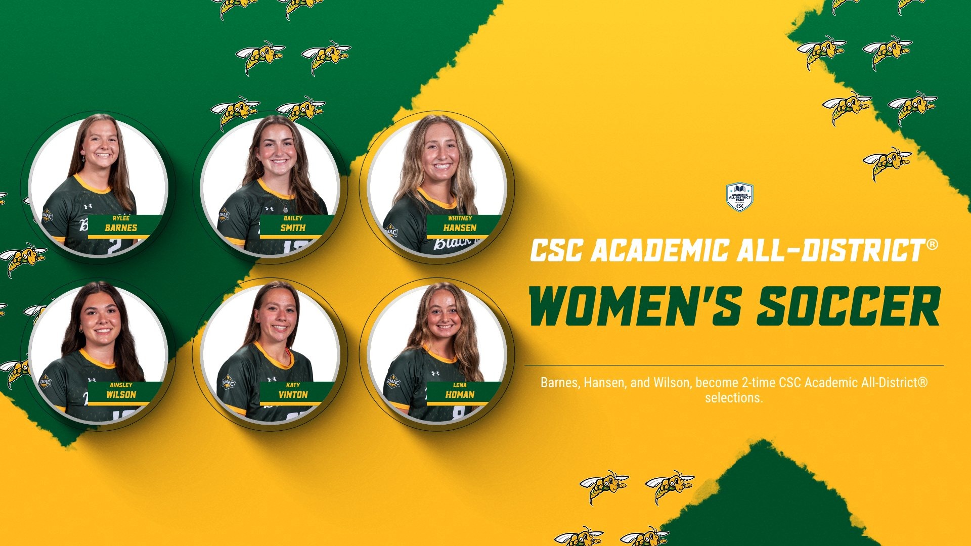 2025 CSC Academic All-District Selections