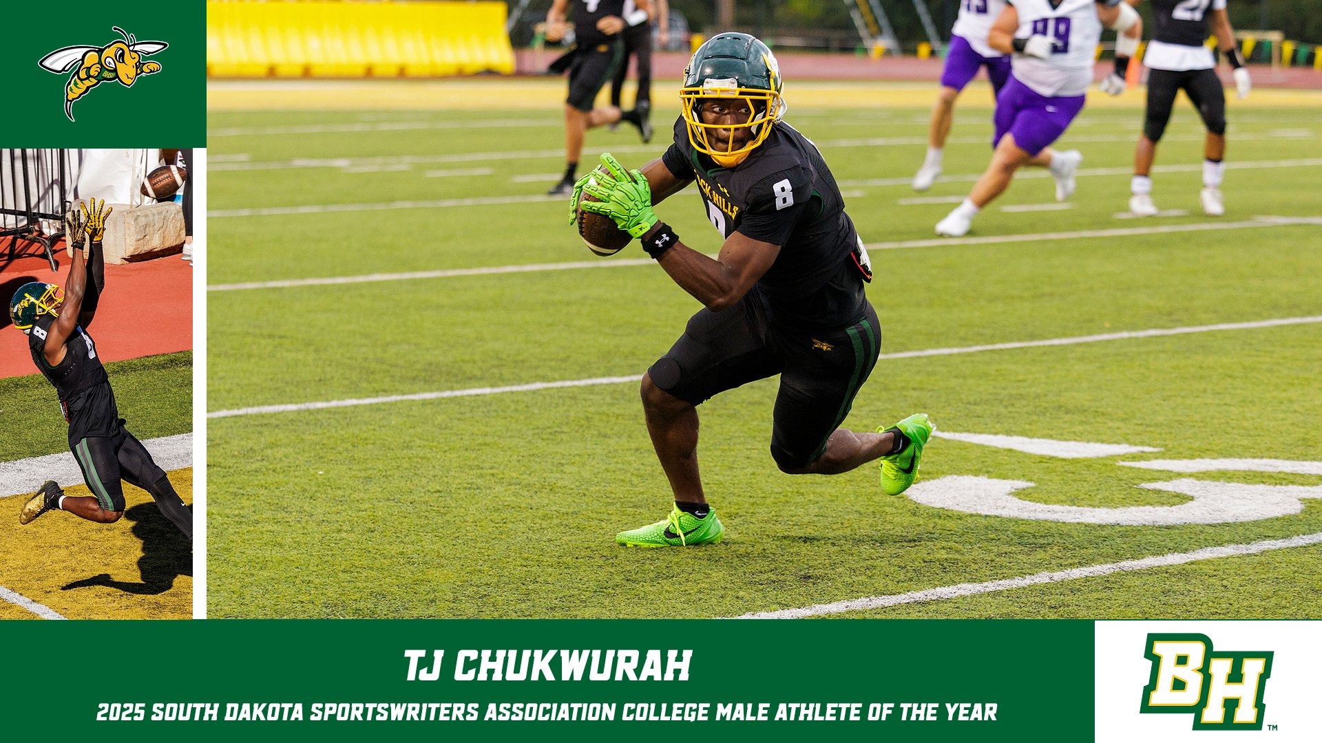 TJ Chukwurah 2025 SDSA College Male Athlete of the Year