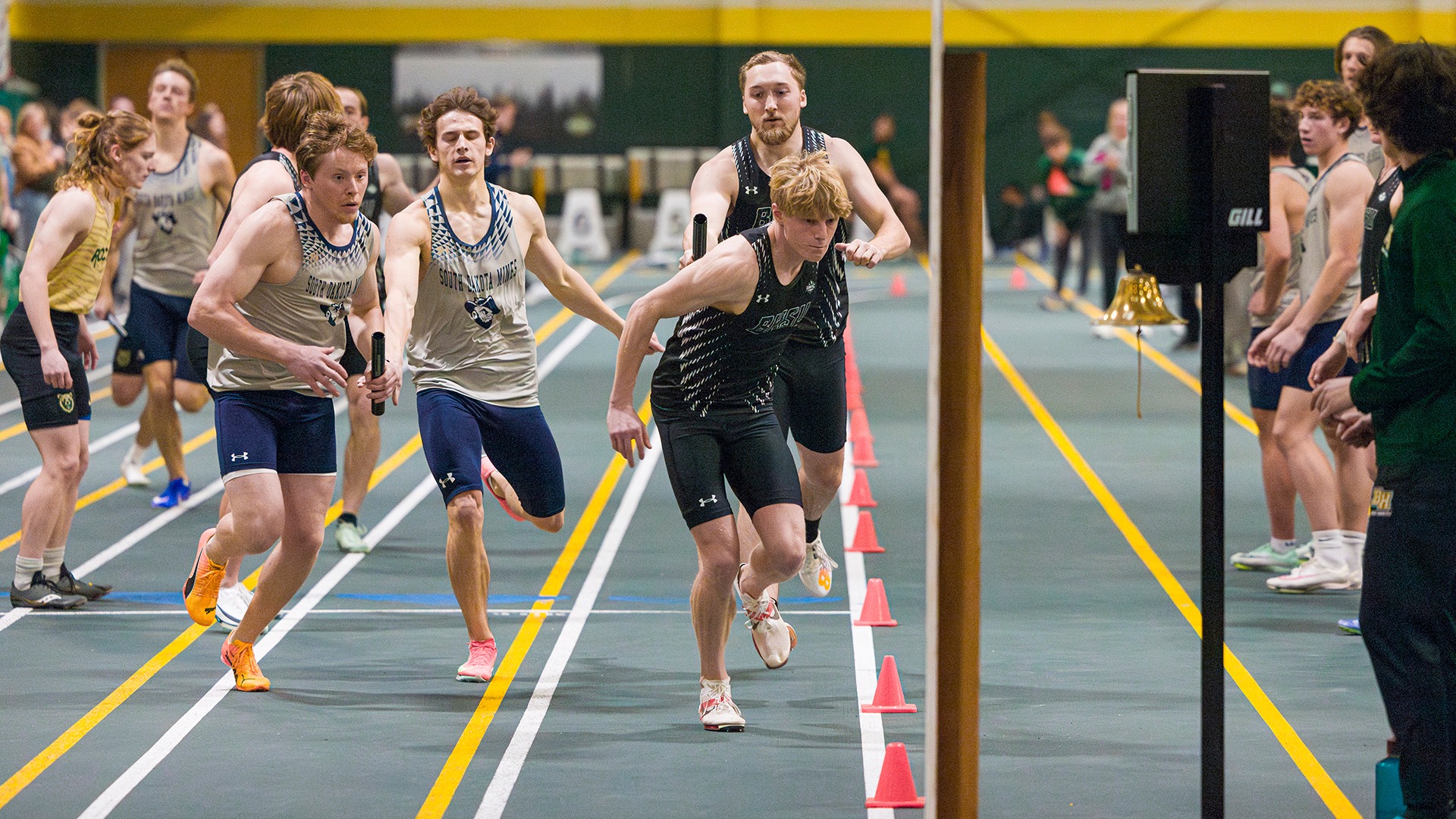 Drew Lehman at the 2025 Dave Little Alumni Mile Open