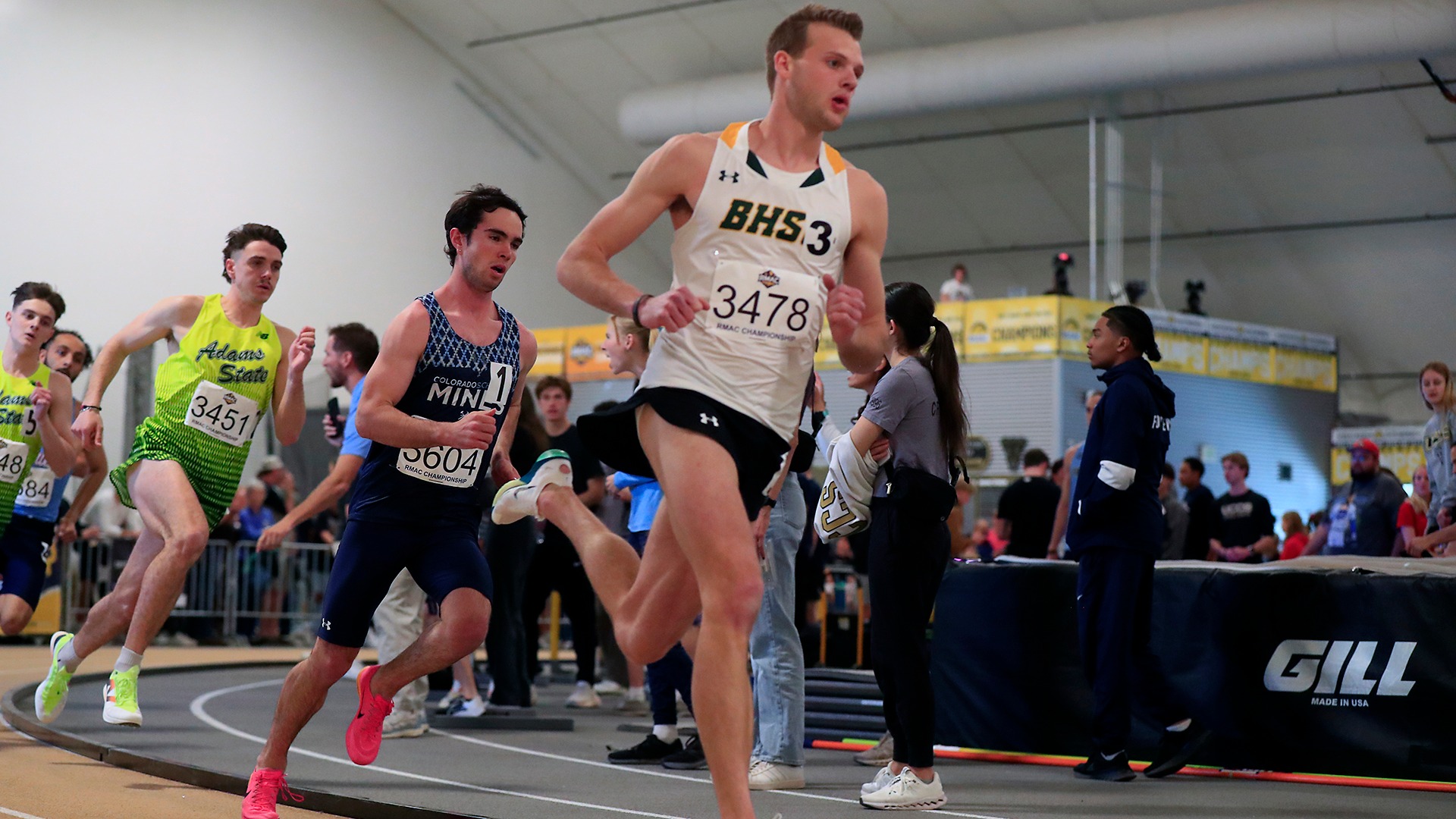 Braden Anderson at the 2025 RMAC Indoor Track & Field Championships