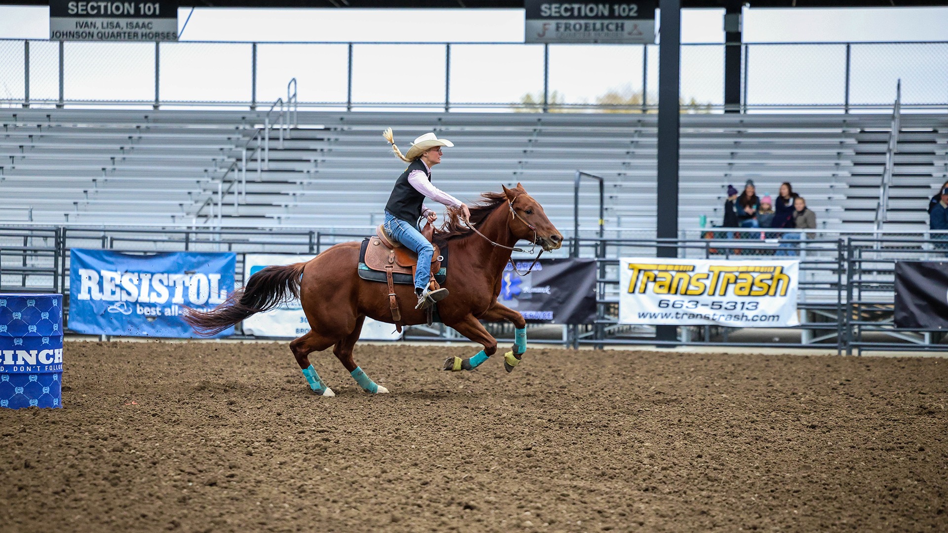 Jayda Reinert at the 2024 Mystics Stampede