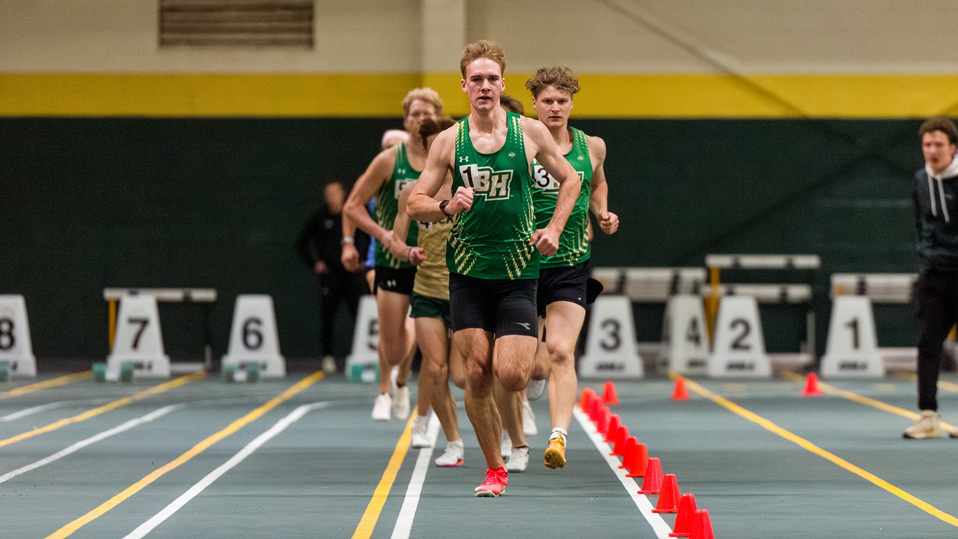 Evan Smith at the 2026 Dave Little Alumni Mile