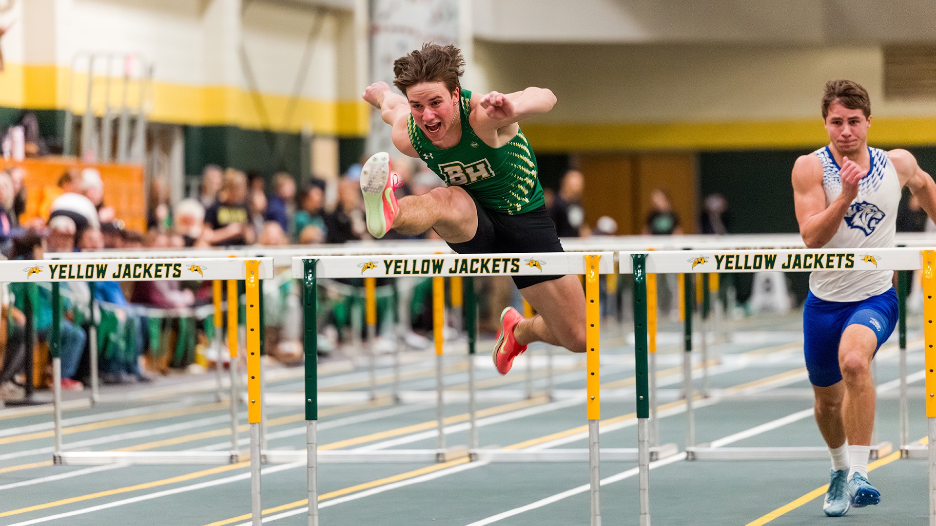 Jayden Curtis at the 2026 Dave Little Alumni Mile