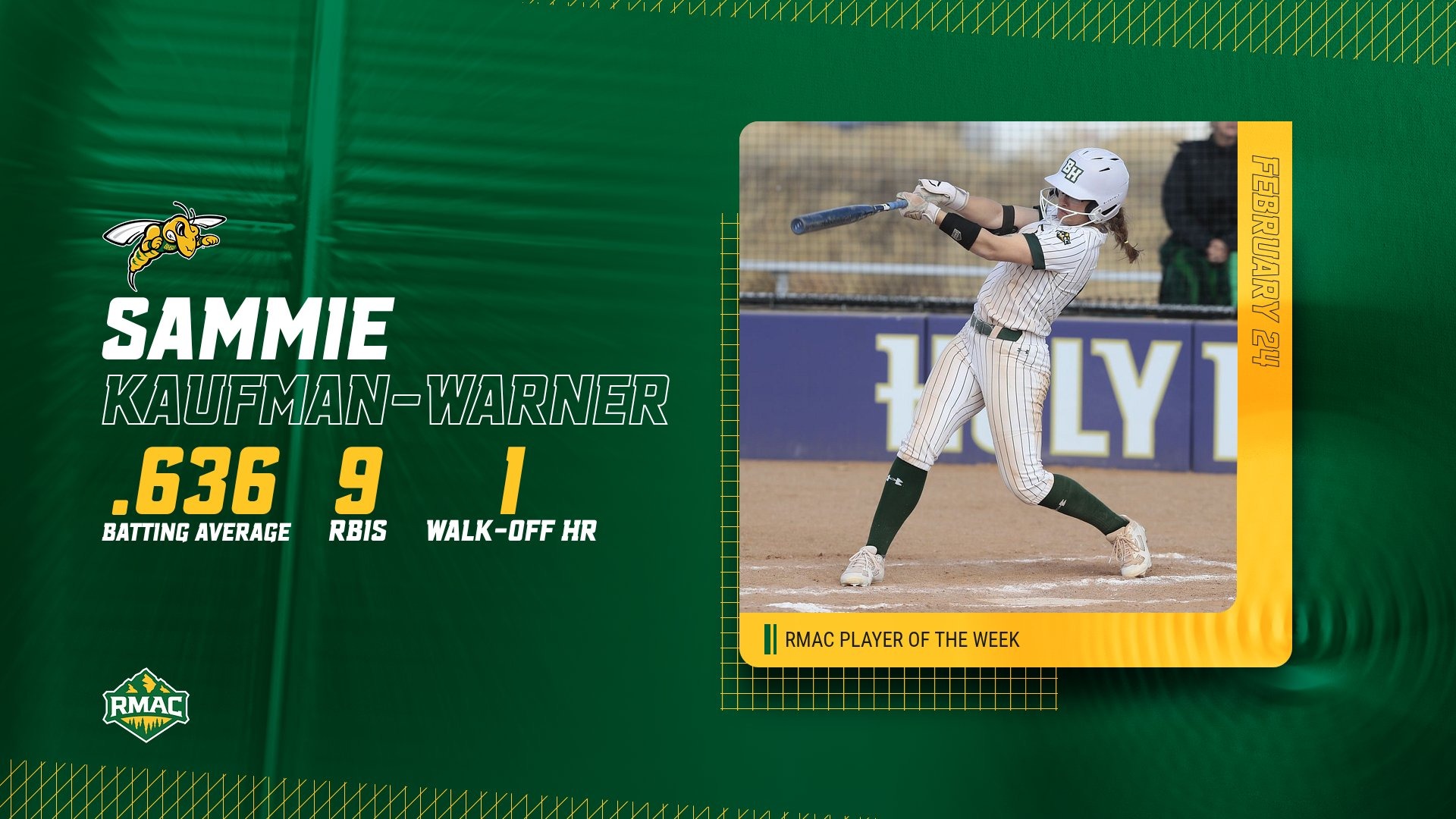 Kaufman-Warner RMAC Player of the Week