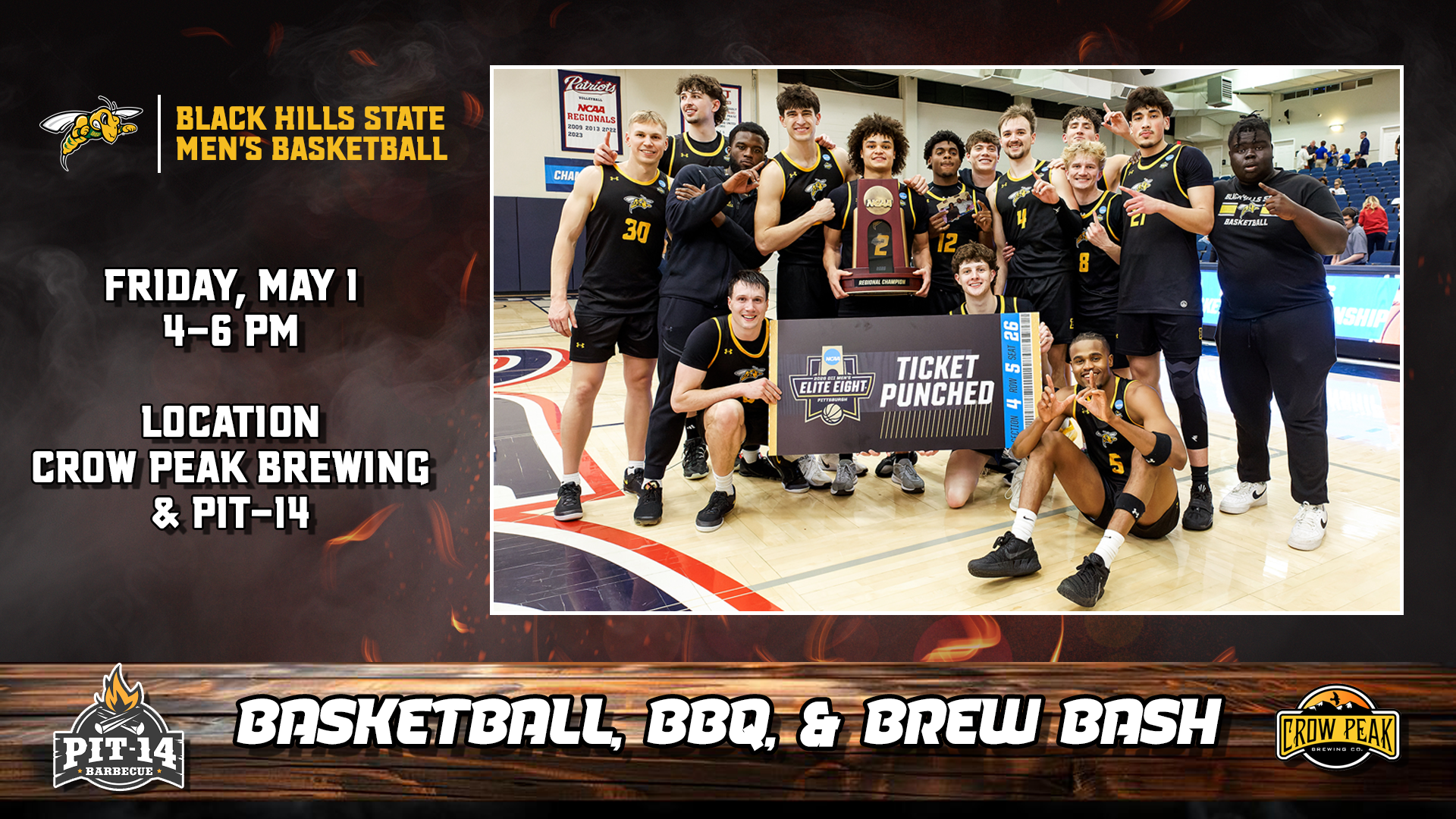 Basketball, BBQ, & Brews Bash Graphic
