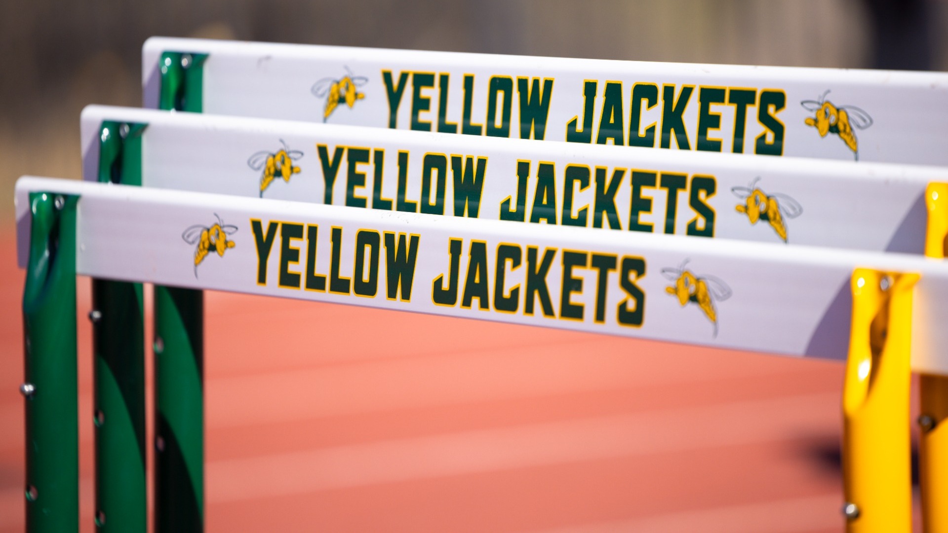Track & Field Hurdles Stock Image