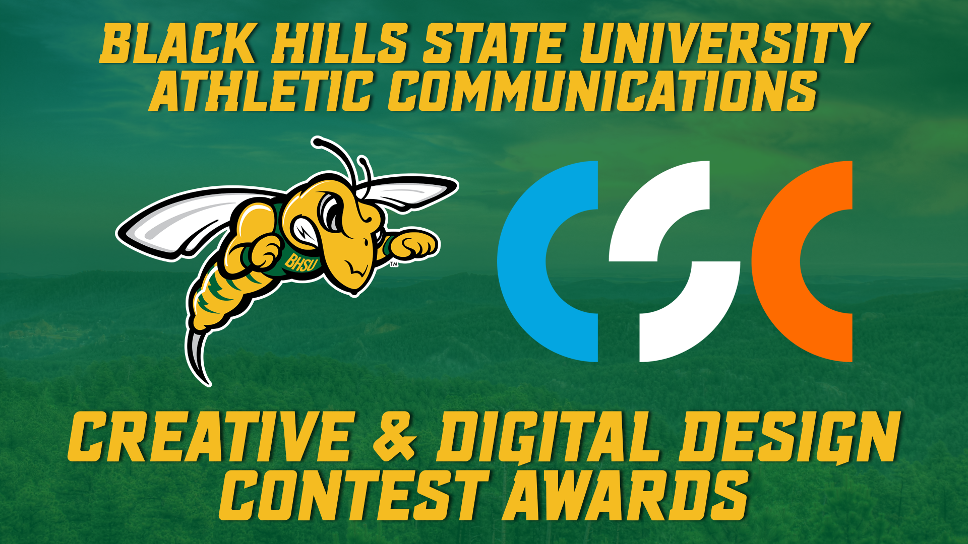 Black Hills State Athletic Communications - CSC Creative & Digital Design Contest Awards Graphic