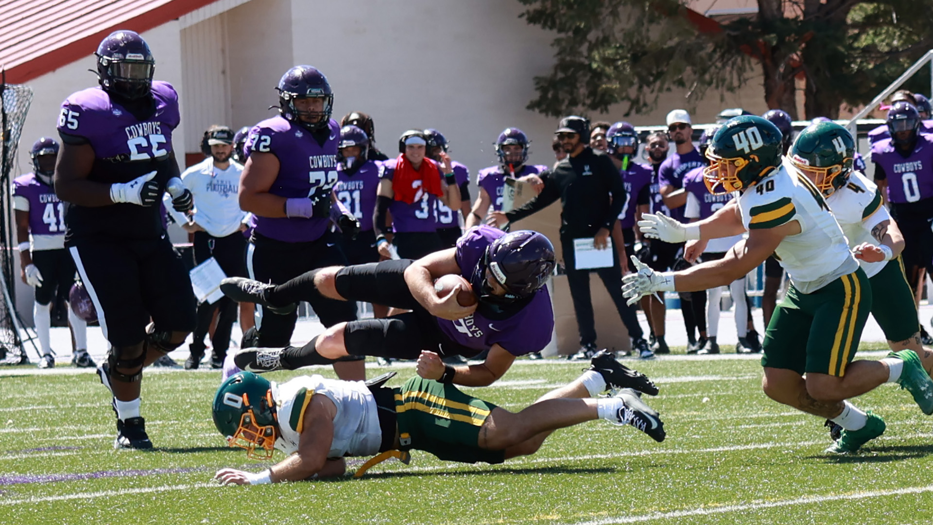 Jack Gentile and Hayden Umble at New Mexico Highlands