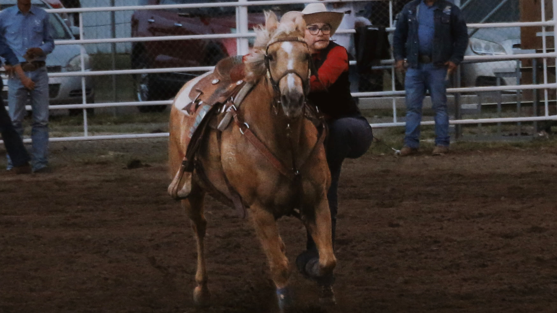 Teagan Homelvig at the 2026 Mid-Plains Community College Stampede Rodeo