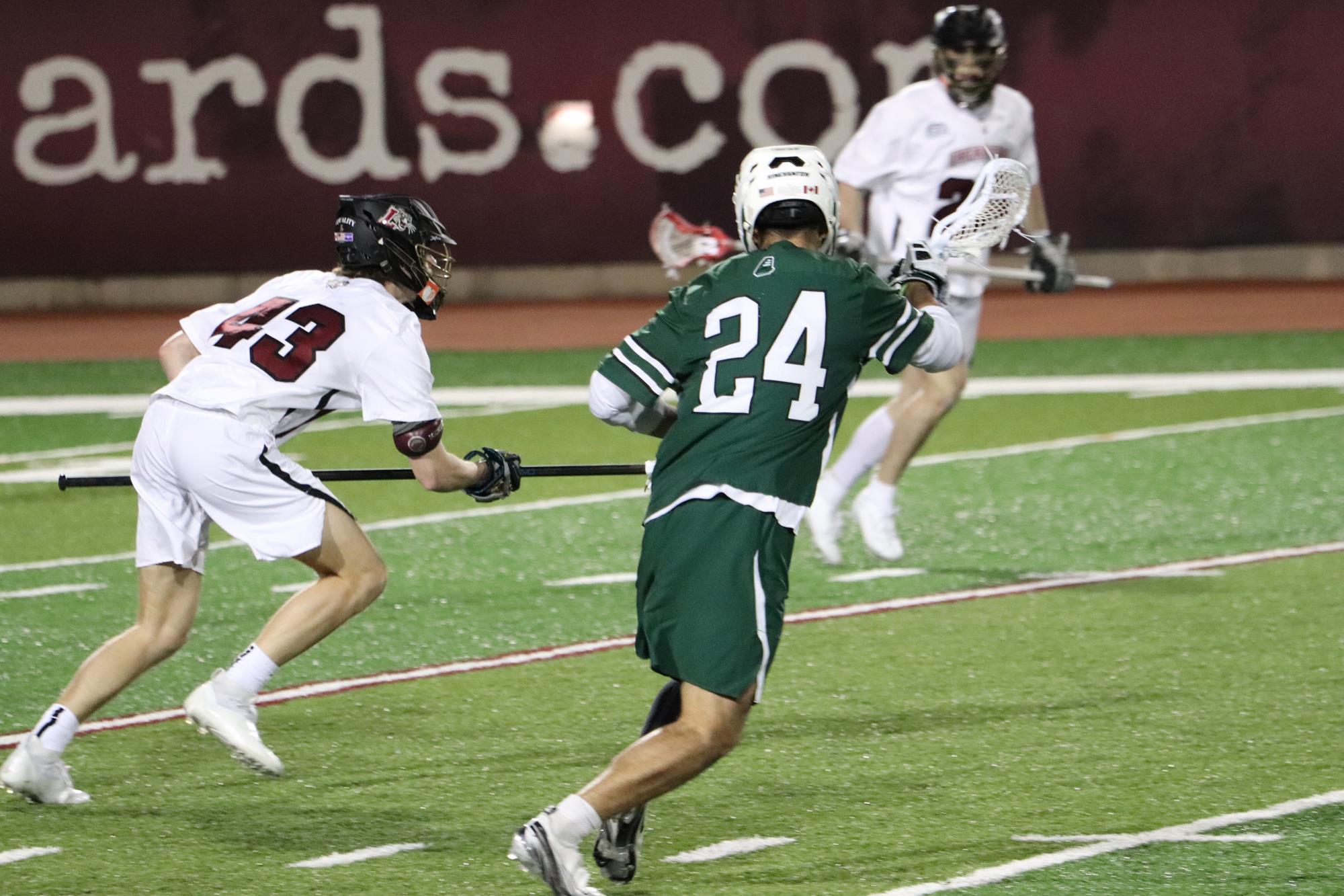 Men’s lacrosse falls on the road at Bucknell Binghamton University