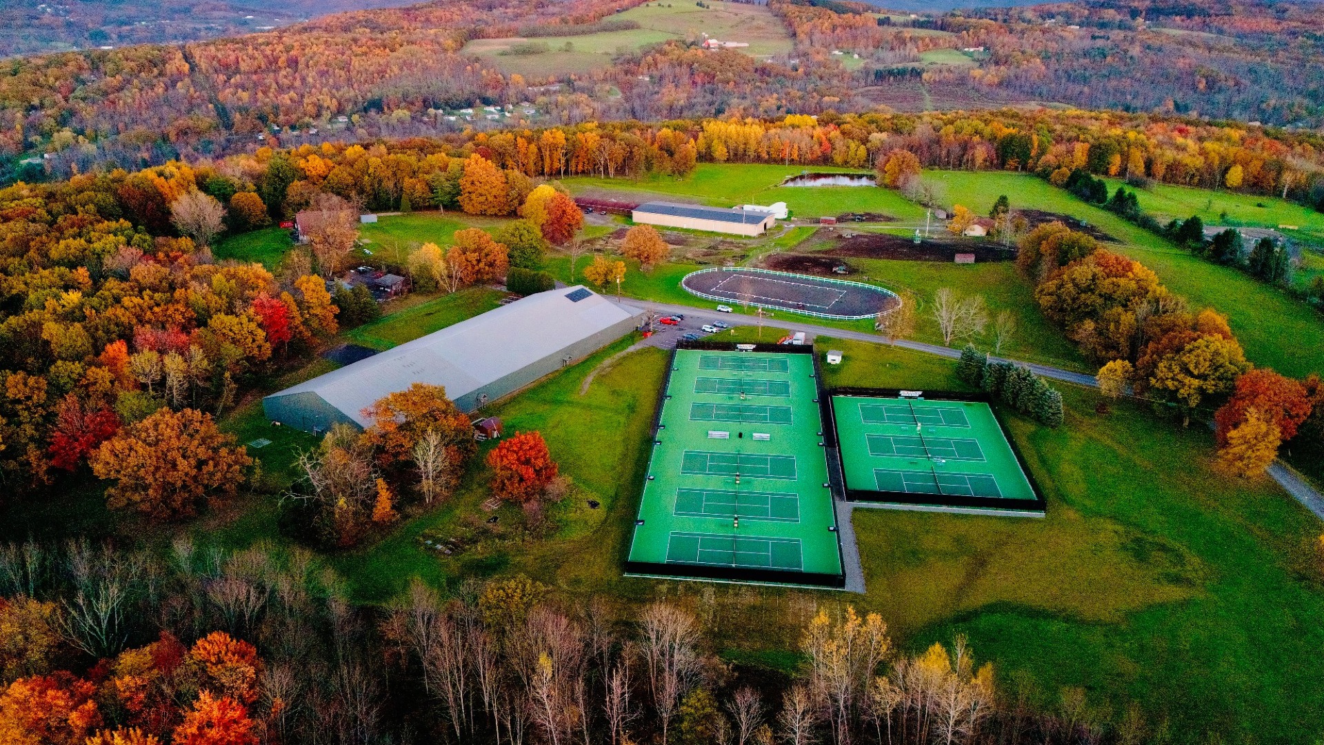 Lane-Starke Tennis Center aerial