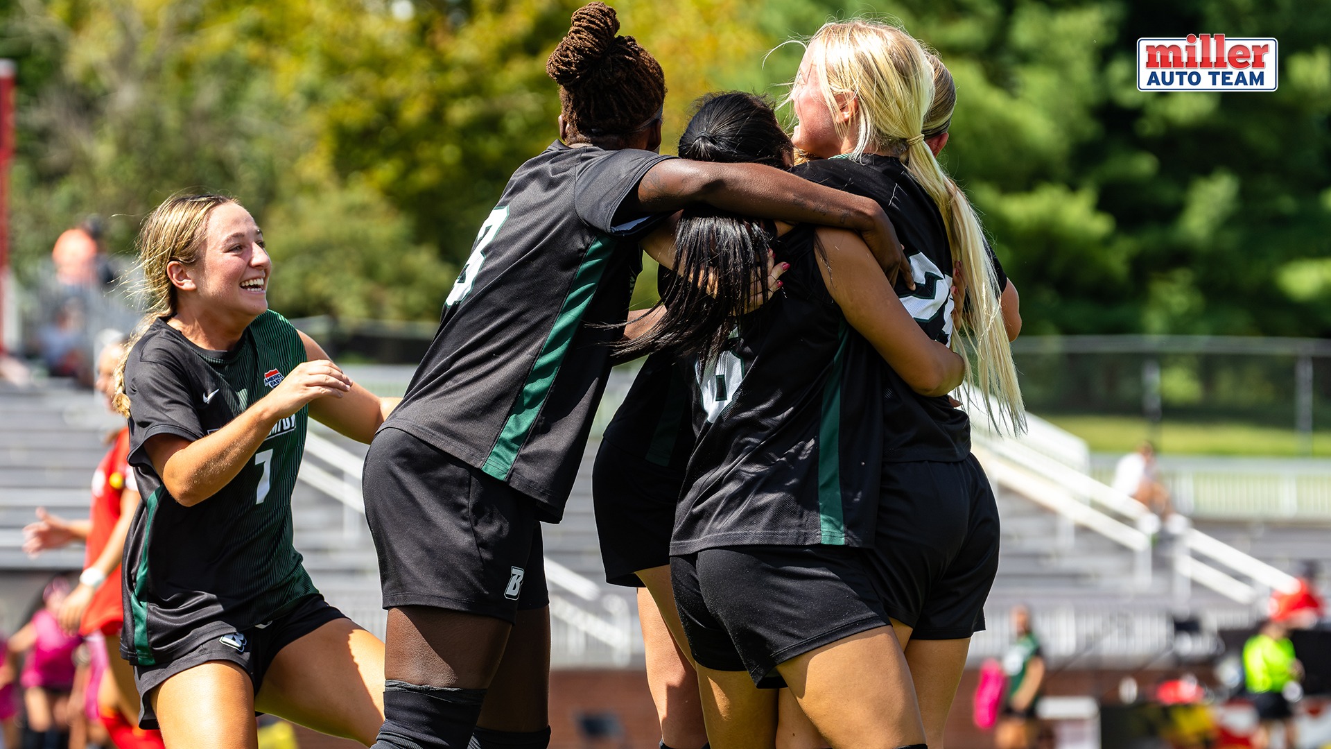 women's soccer goal celebration