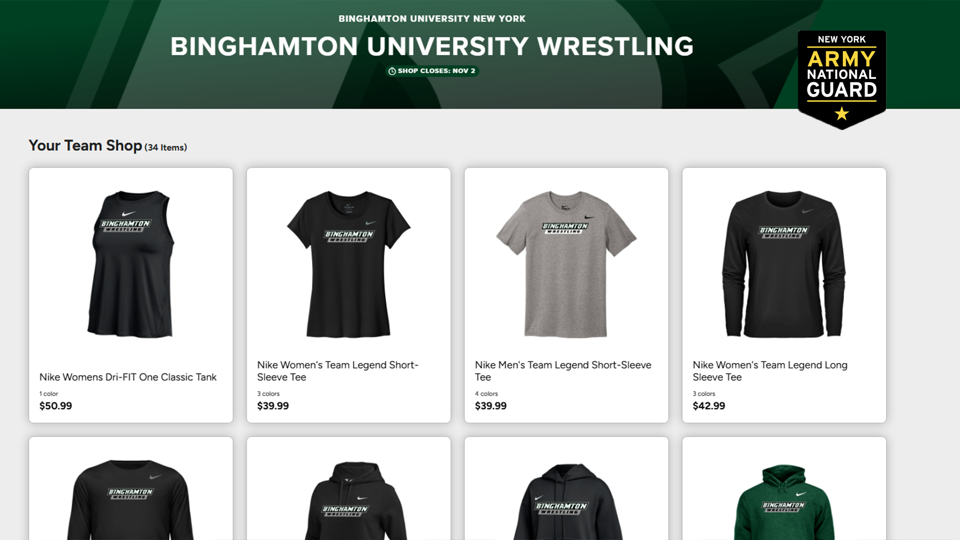 Wrestling Team Store Web Photo 2026