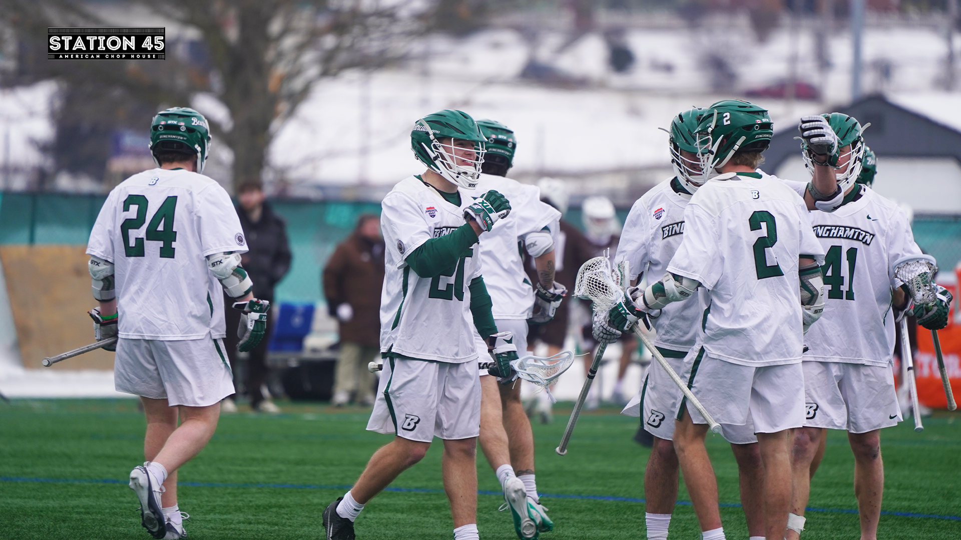 Men's Lacrosse Celebration St. Bonaventure 2026 Web Photo