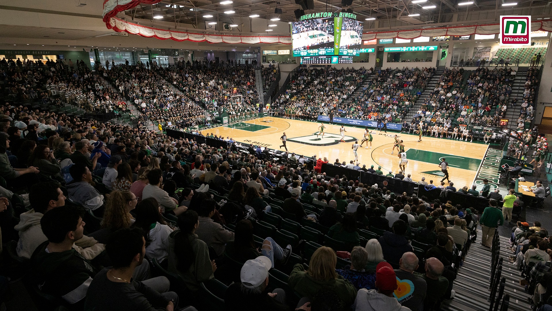 men's basketball crowd