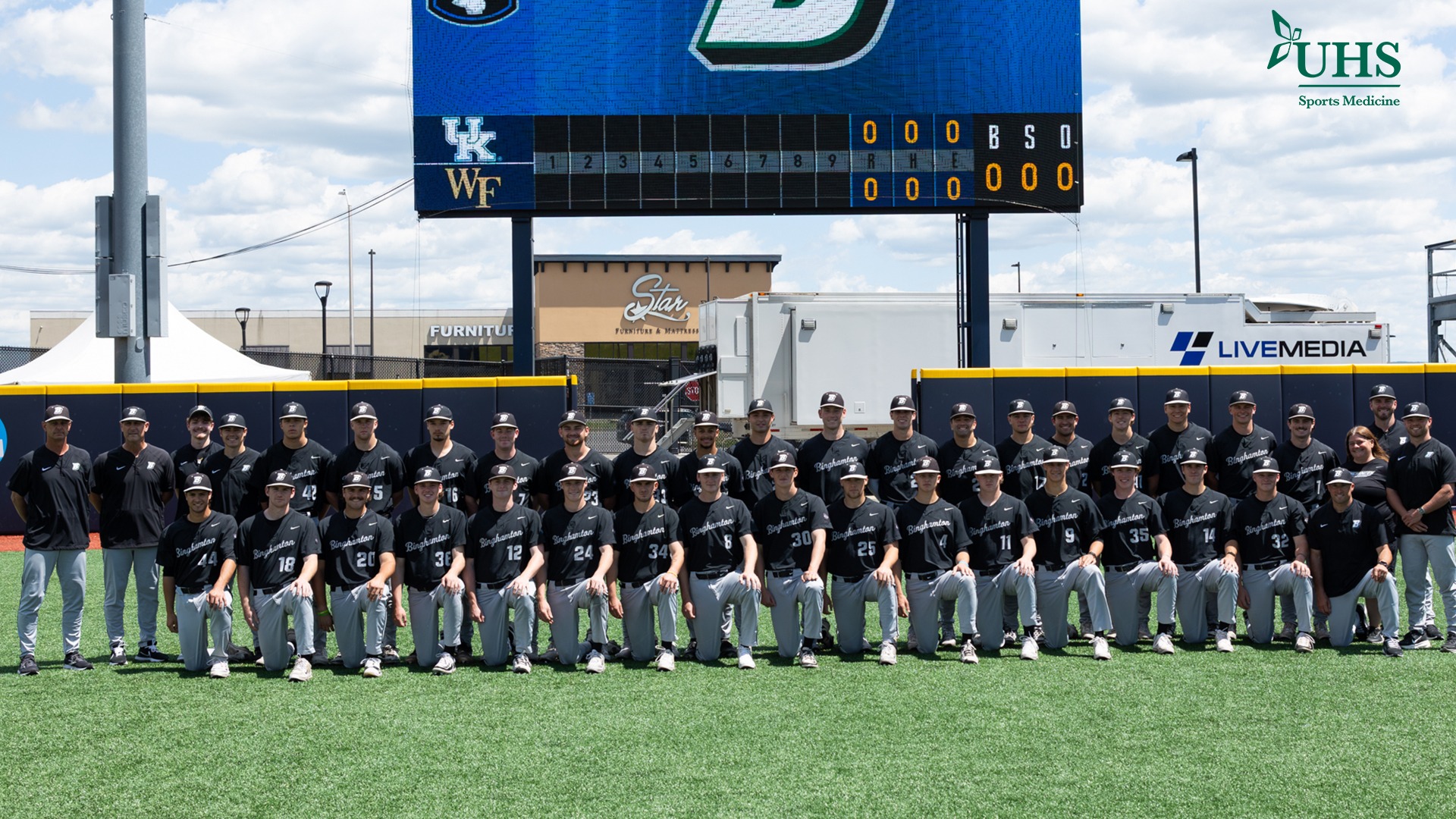 2026 baseball team at NCAA Morgantown Regional